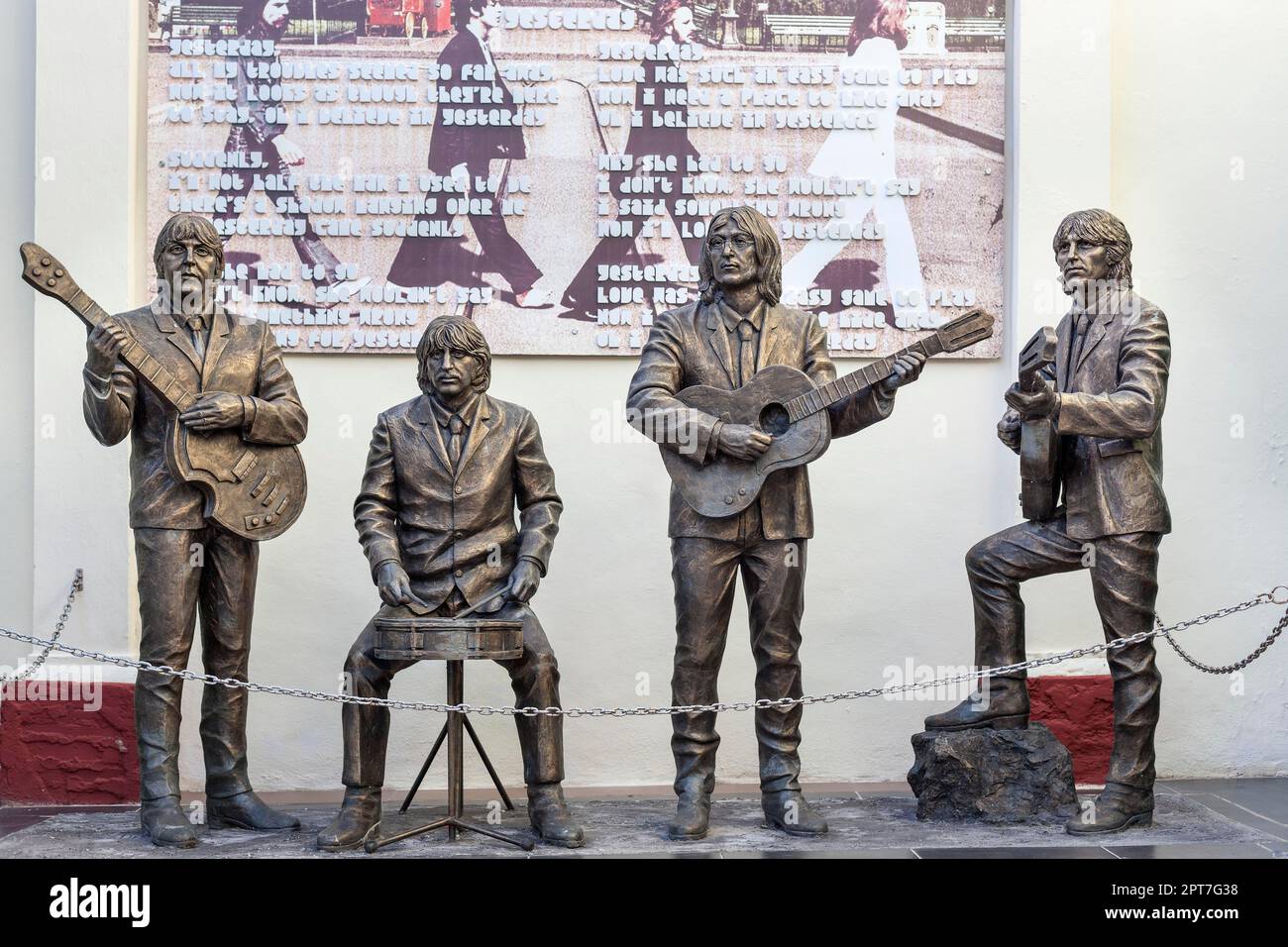 Beatles, Denkmal, Trinidad, Kuba Stockfoto