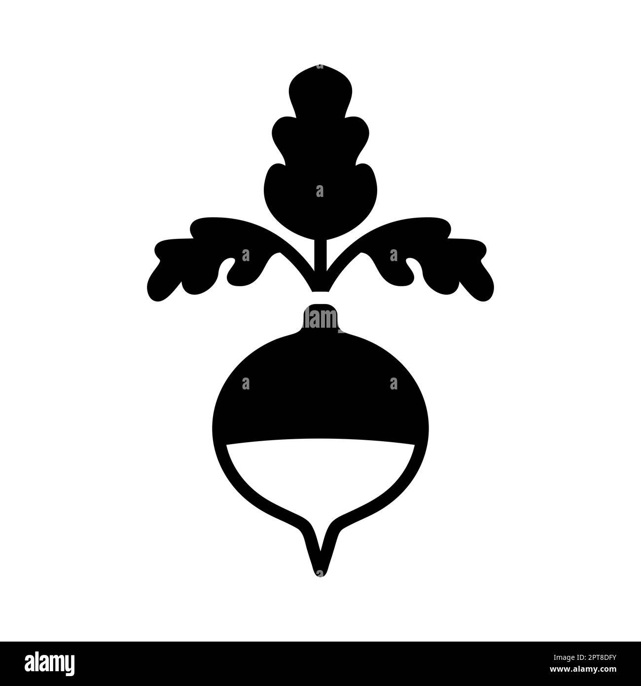 Rutabaga oder swede Rüben isoliert Design Vektor Glyphe Symbol. Gemüseschild. Graph-Symbol für Lebensmittel- und Getränkeseite, App-Design, mobile Apps und PR Stockfoto