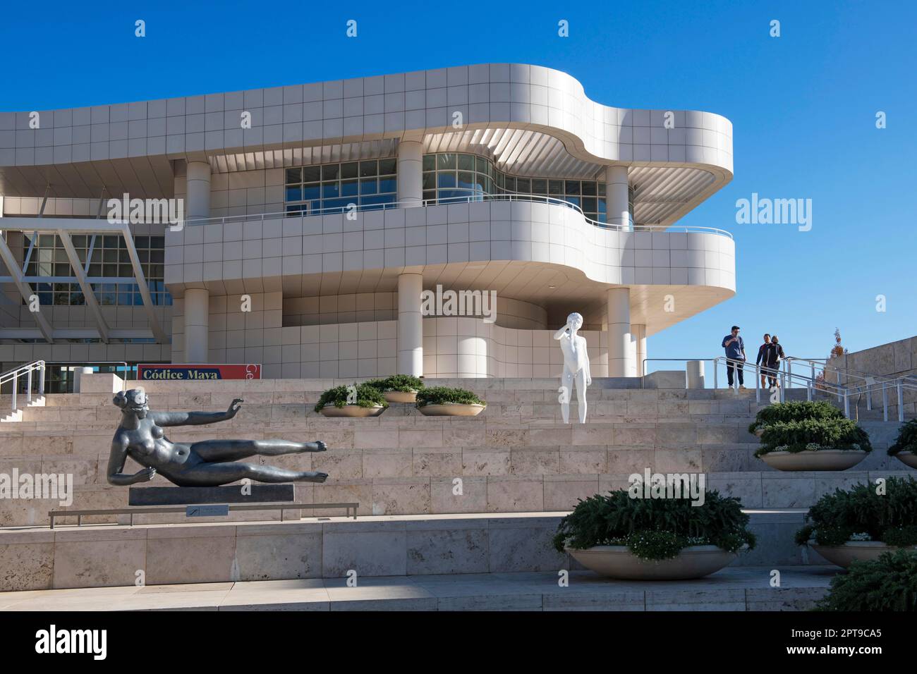 Getty Center, J. Paul Getty Museum, Architekt Richard Meier, Brentwood, Los Angeles, Kalifornien, USA Stockfoto
