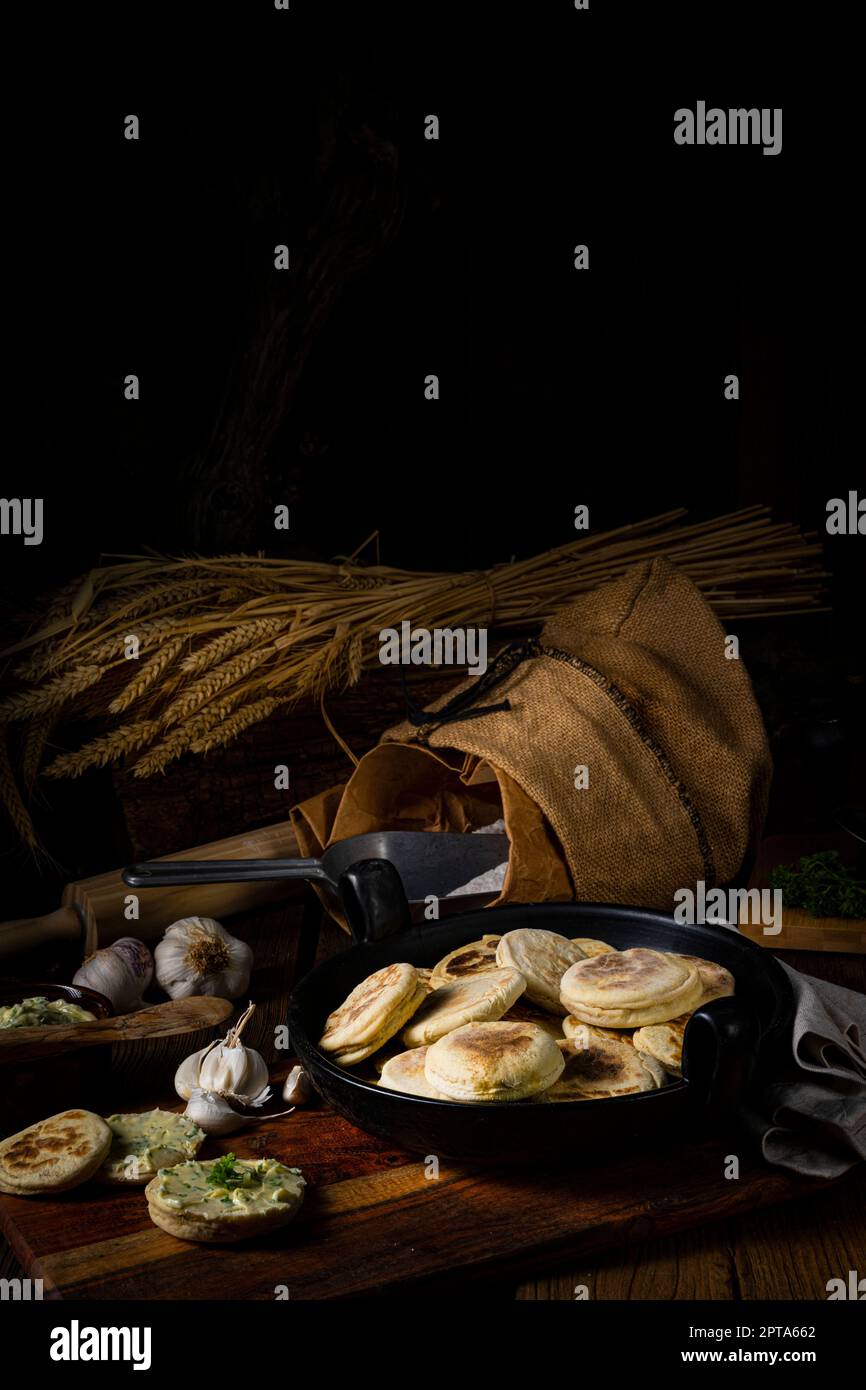 Bieszczadzkie Proziaki, Soda-Brot, aus Subkarpathien Stockfoto