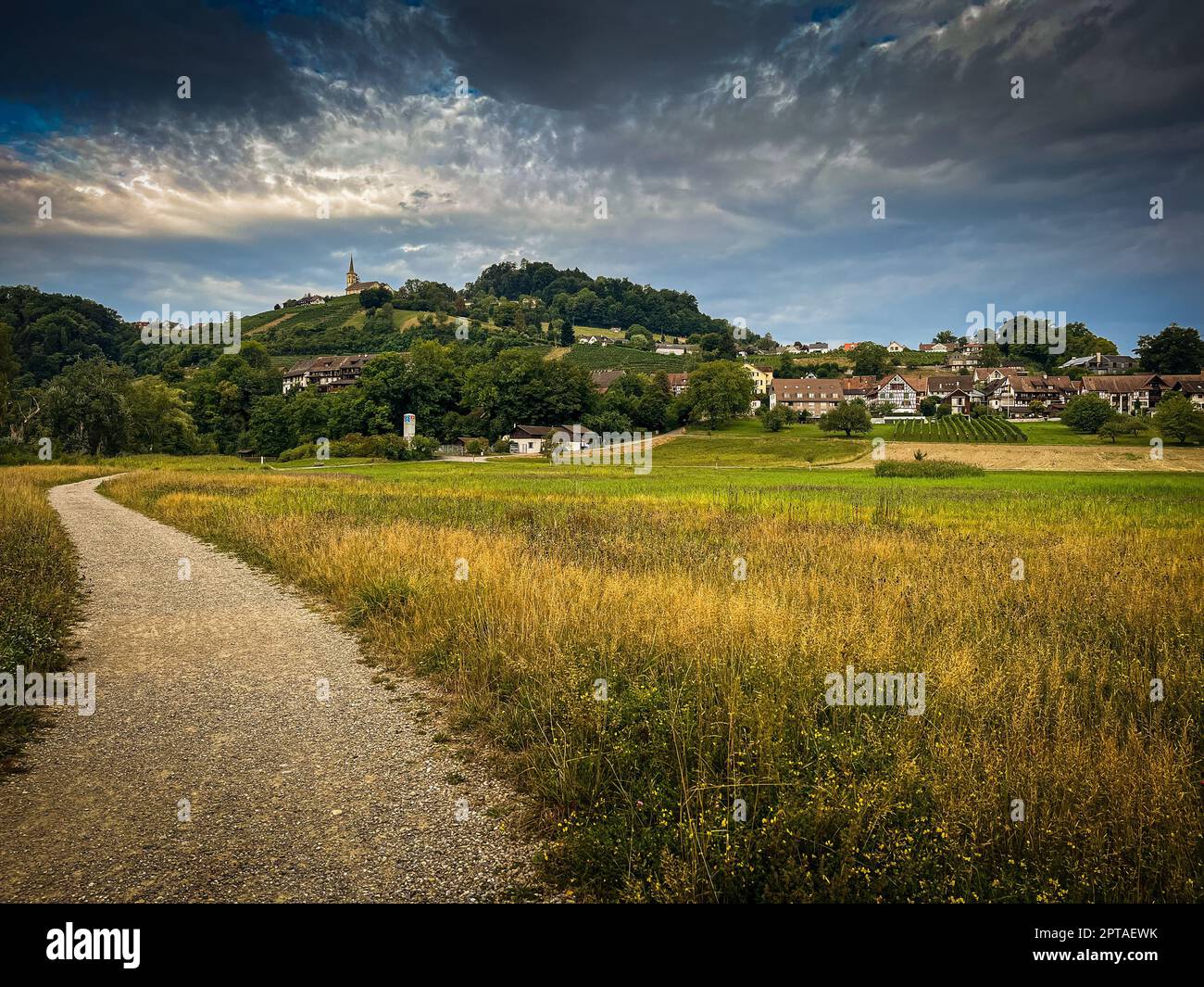 Rudlingen oder Rüdlingen) - Kanton Schaffhausen, Schweiz Stockfoto