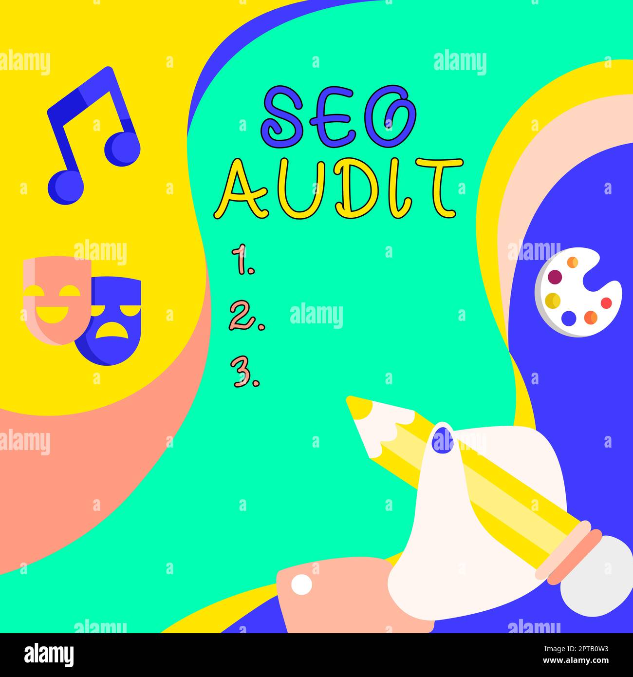 Inspiration mit Signature Seo Audit, Conceptual Photo Search Engine Optimization Validieren und Überprüfen des Prozesses Stockfoto