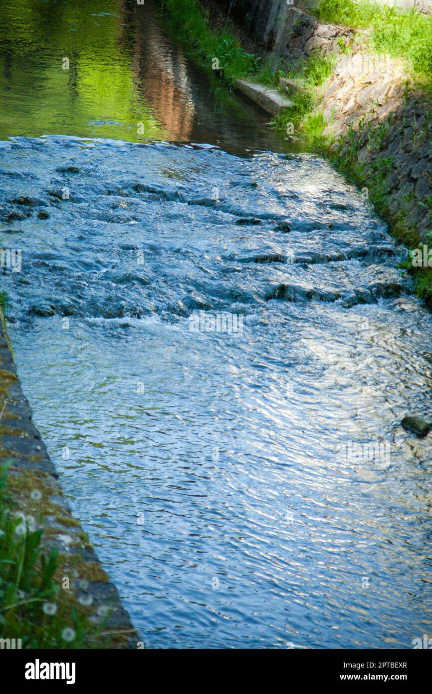 Gradna Bach am Samobor Fußgängerweg. Stockfoto