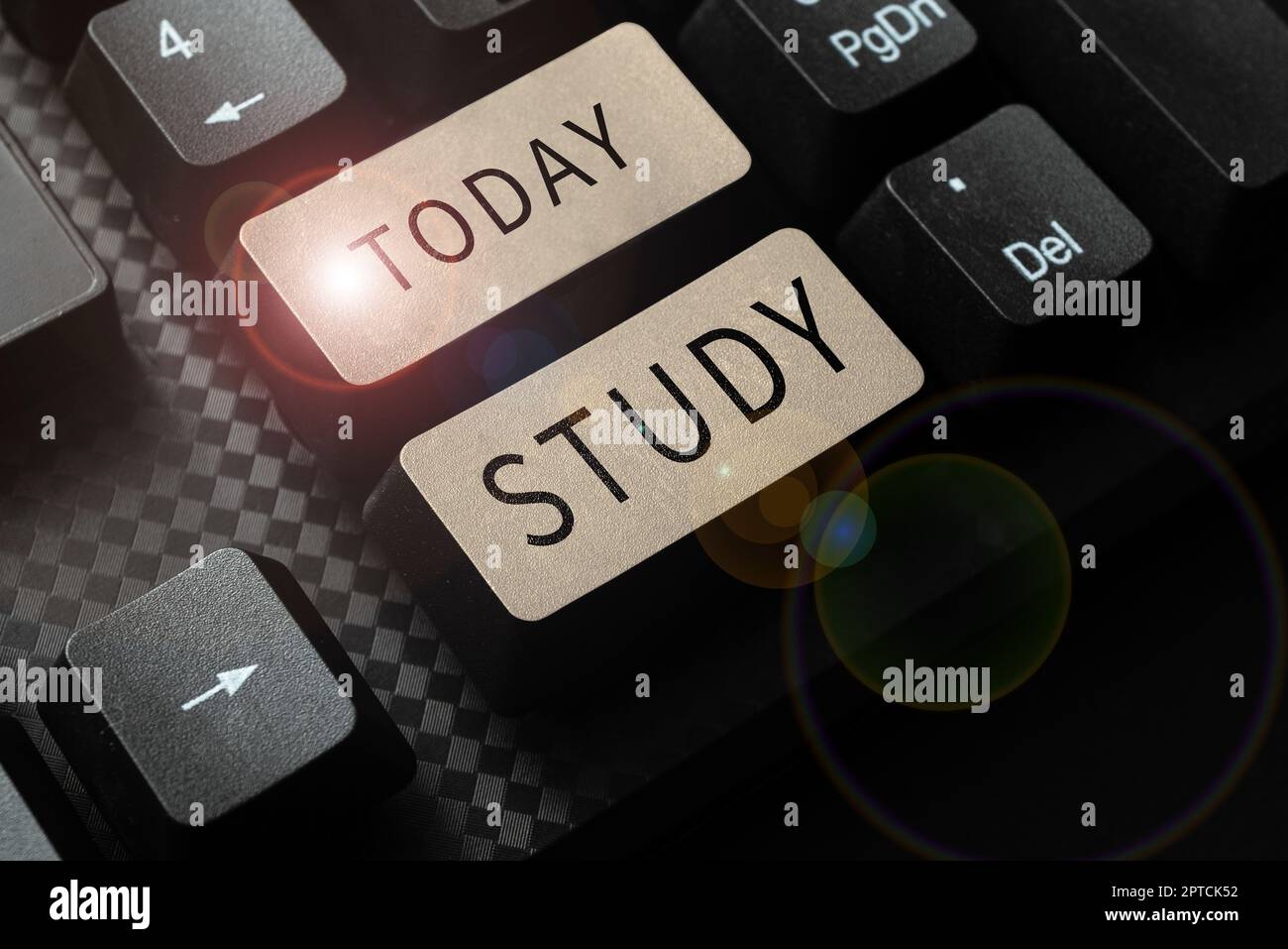 Textunterschrift Presenting Study, Business Concept die Hingabe der Zeit und Aufmerksamkeit zum Erwerb von Wissen über Subject Typing Program Functional Descrip Stockfoto