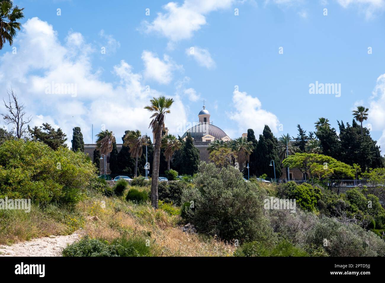 Stella Maris Kloster in Haifa, Israel Stockfoto