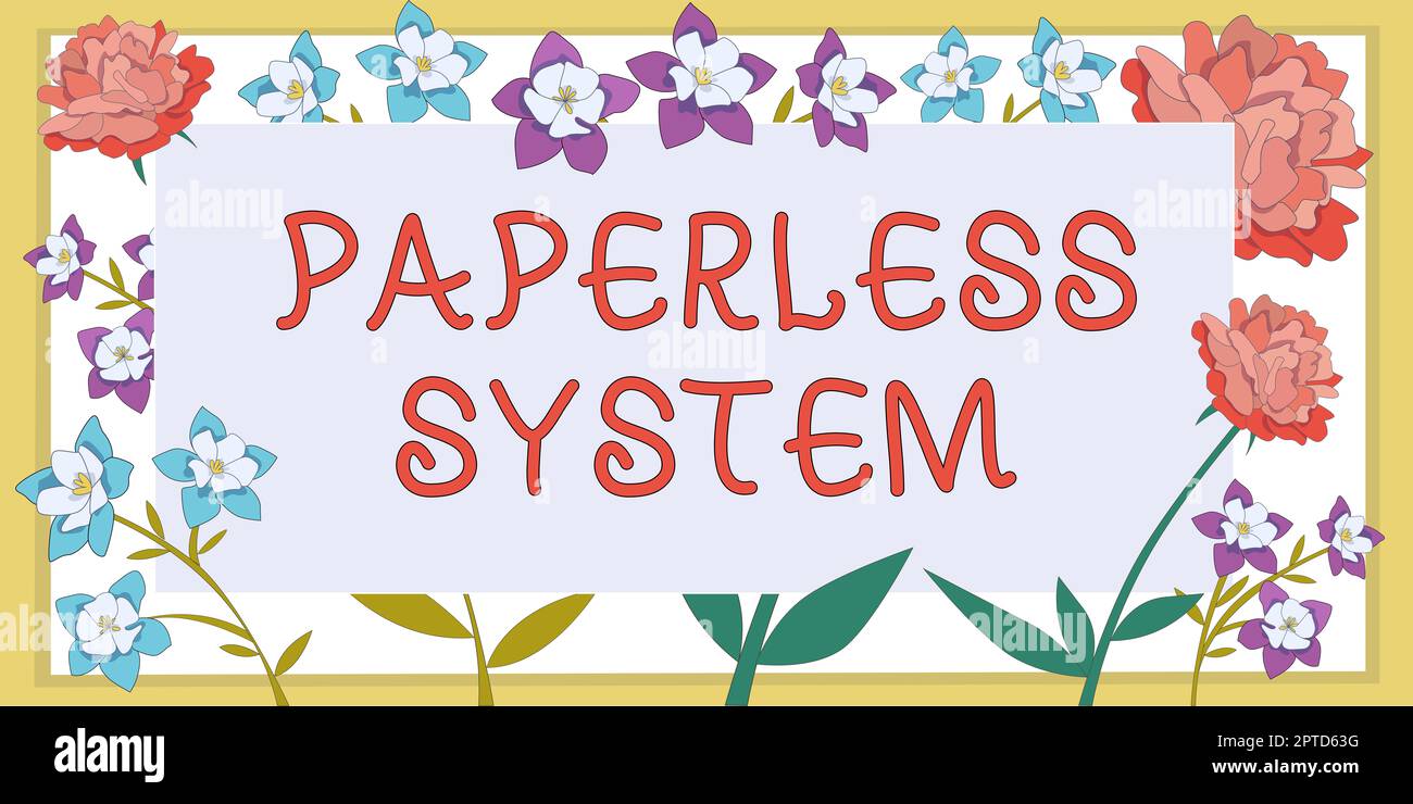 Unterschreiben Sie mit Paperless System, Wort für Uhr oder betrachten Sie etwas oder jemanden sehr sorgfältig Stockfoto