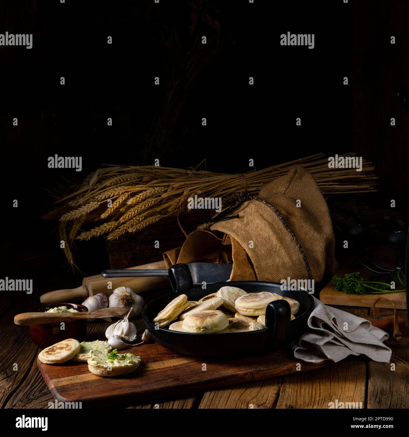 Bieszczadzkie Proziaki, Soda-Brot, aus Subkarpathien Stockfoto