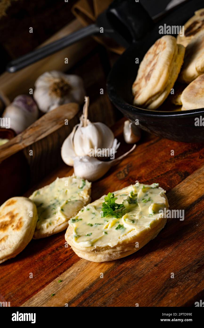 Bieszczadzkie Proziaki, Soda-Brot, aus Subkarpathien Stockfoto
