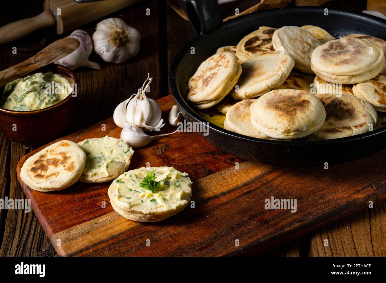Bieszczadzkie Proziaki, Soda-Brot, aus Subkarpathien Stockfoto
