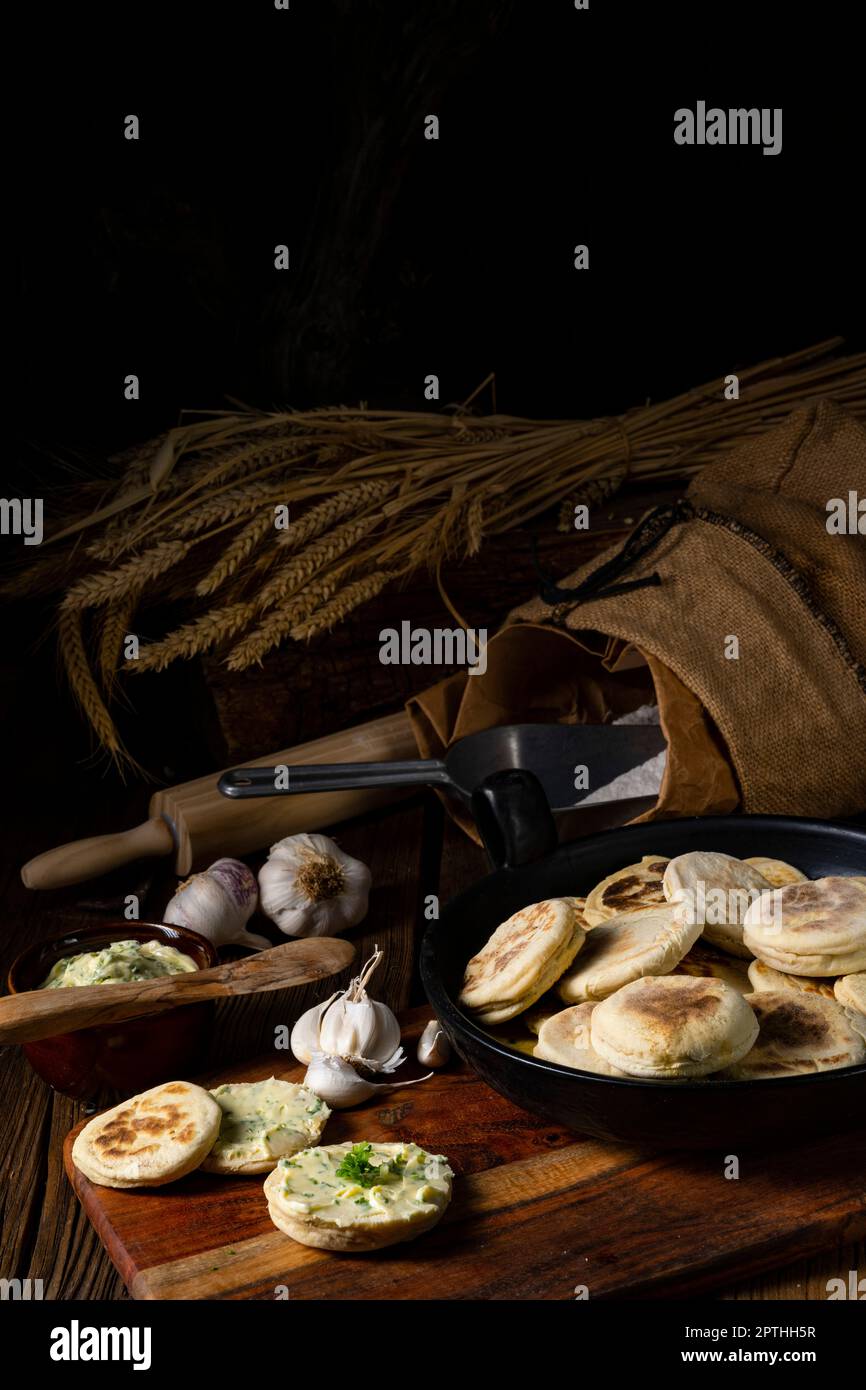 Bieszczadzkie Proziaki, Soda-Brot, aus Subkarpathien Stockfoto