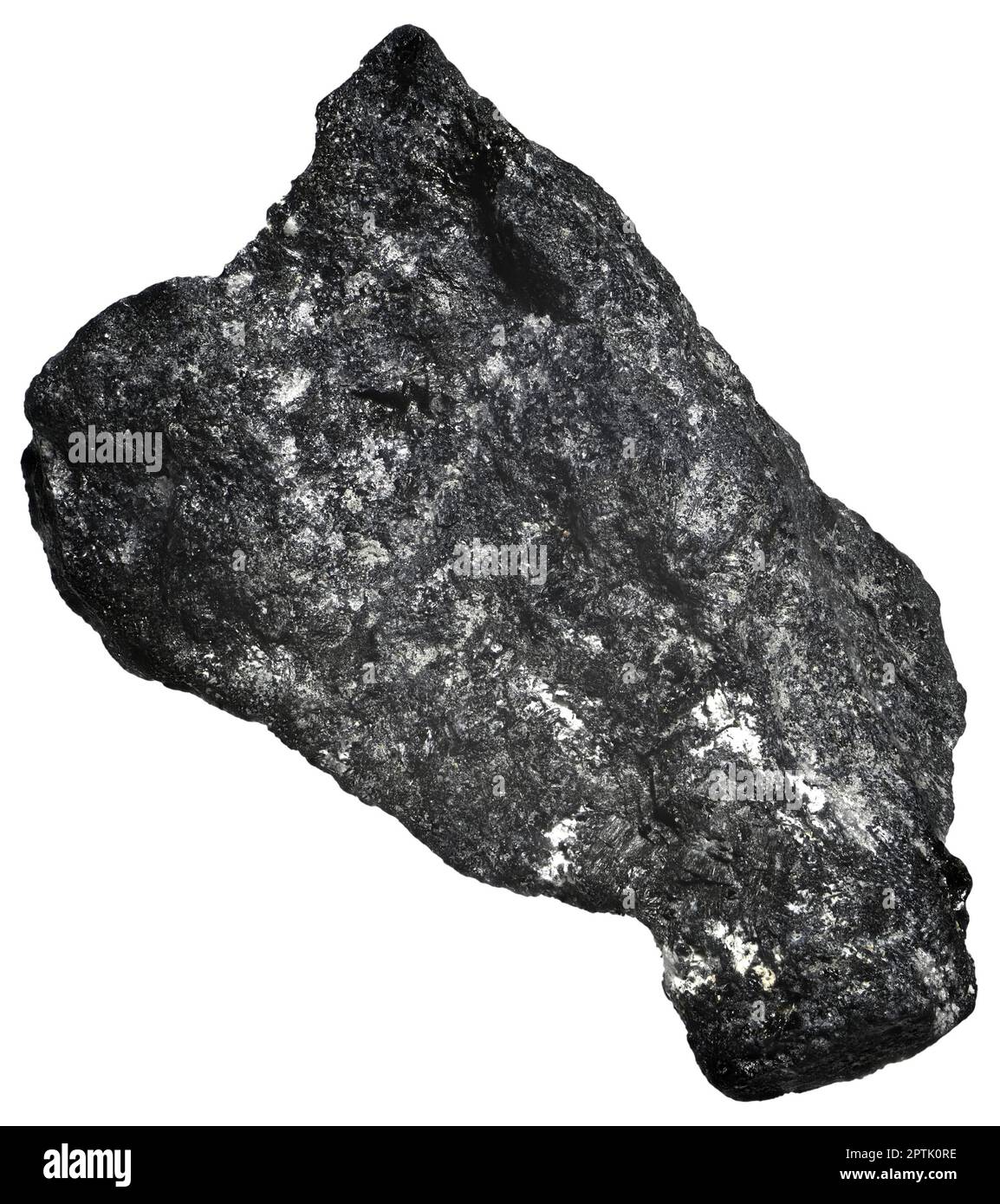 Schorl / Black Tourmaline (Madagaskar) c2cm gegenüber Stockfoto