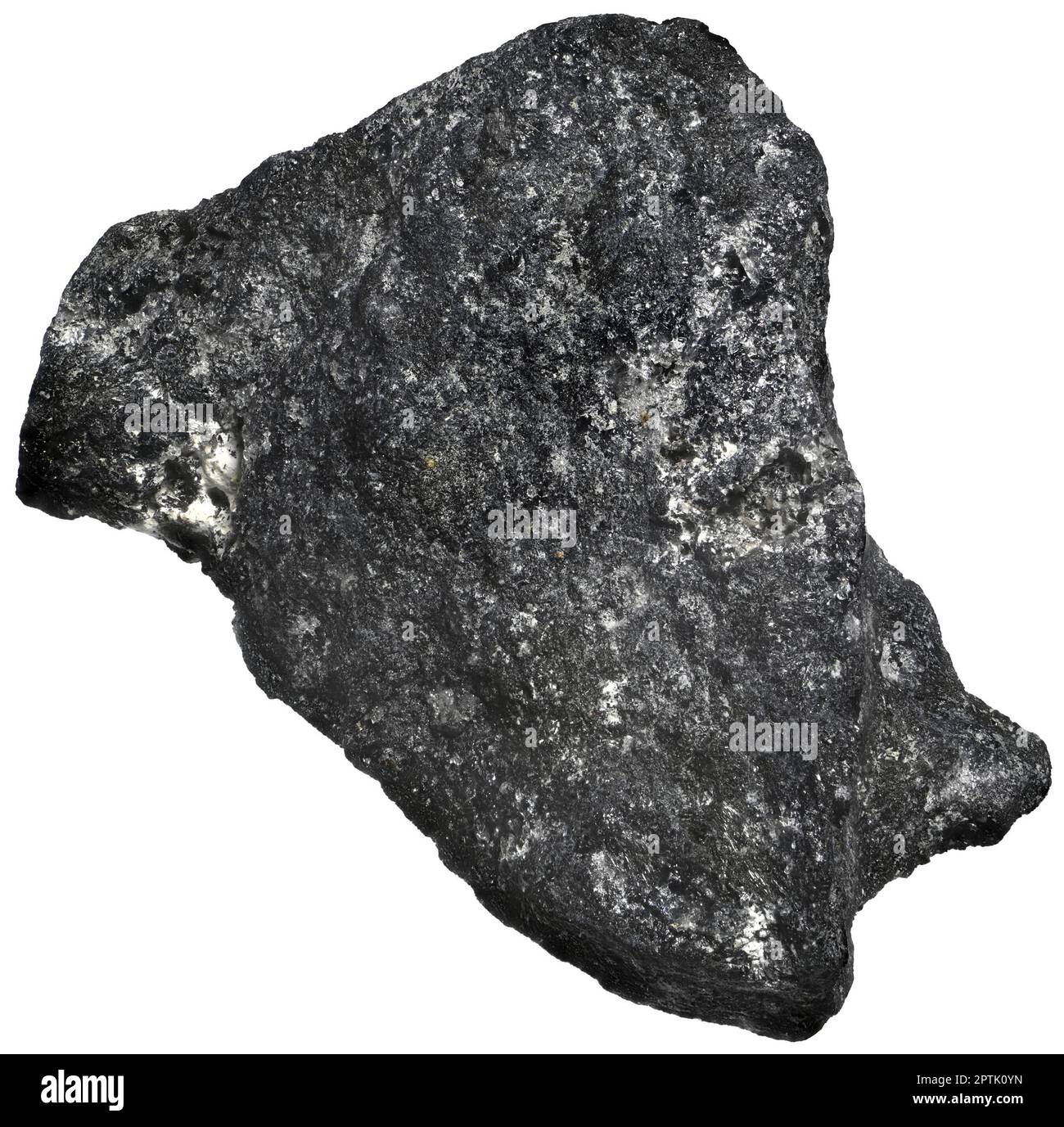 Schorl / Black Tourmaline (Madagaskar) c2cm gegenüber Stockfoto