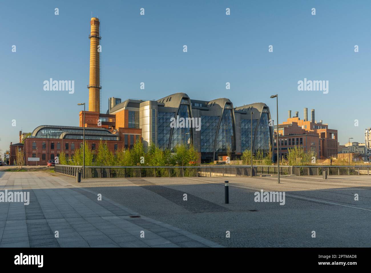 Neues Stadtzentrum von Lodz, Polen. Stockfoto