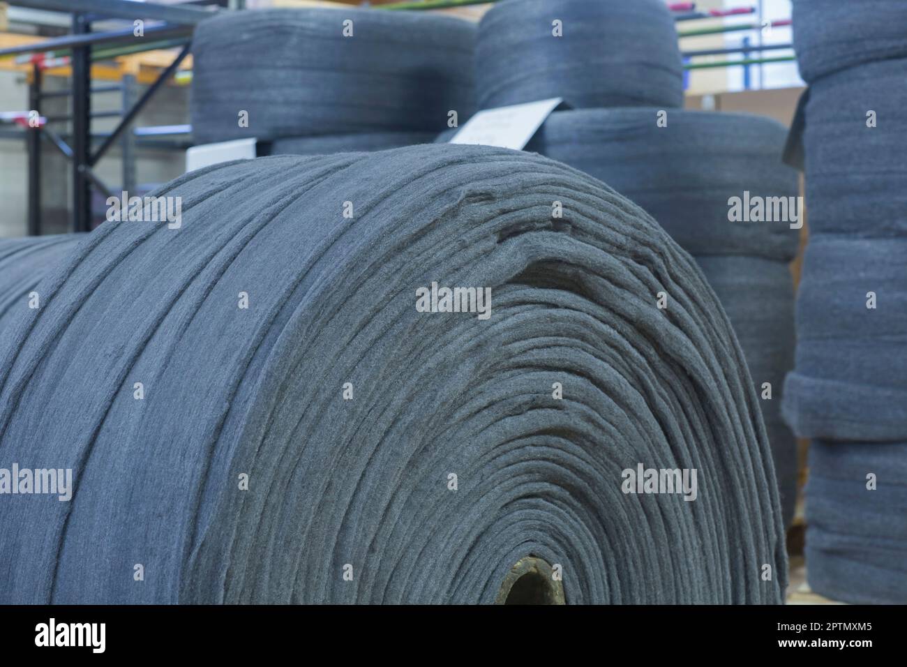 Wollreiniger aus Stahl in der Fabrik, Lahr, Baden-Württemberg, Deutschland Stockfoto