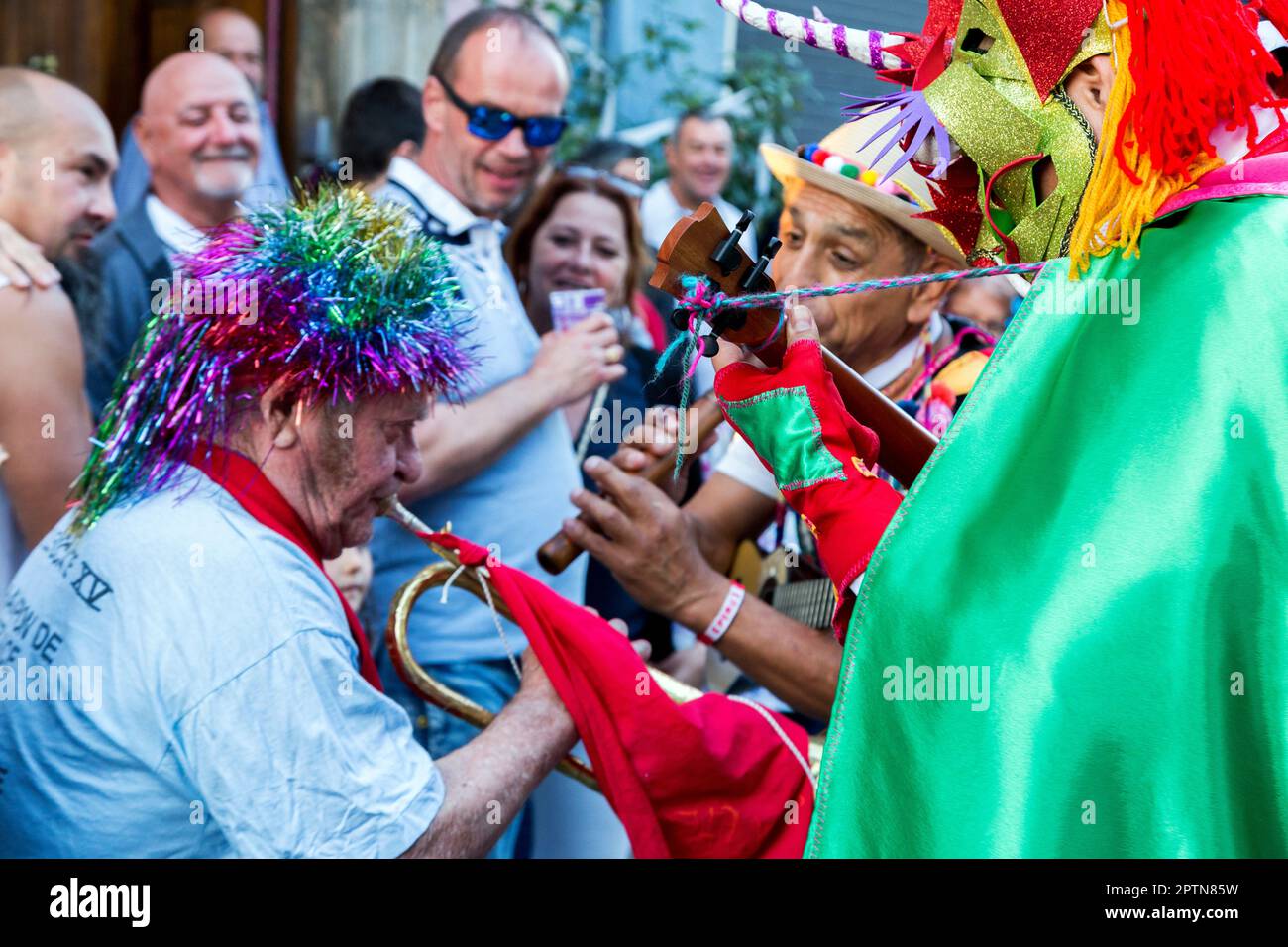 „Latin Art 66" während des Festivals Sol Y Fiesta. Occitanie, Frankreich Stockfoto