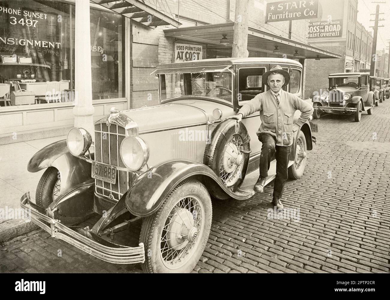 Durant Motors über die 1920er Jahre Durant Automobile, Car, American Auto Industry History Stockfoto