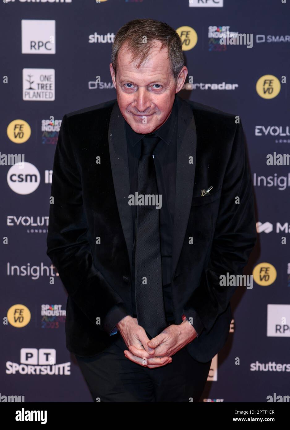 London, Großbritannien. 27. April 2023. Alistair Campbell nahm an den Sport Industry Awards 2023 bei Battersea Evolution in London Teil. Kredit: SOPA Images Limited/Alamy Live News Stockfoto
