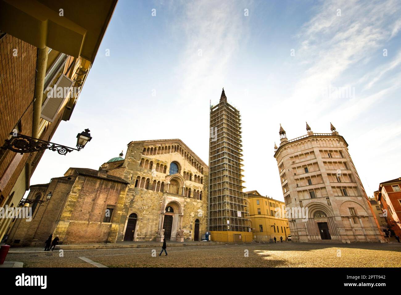 Domplatz, Parma, Emilia Romagna, Italien Stockfoto