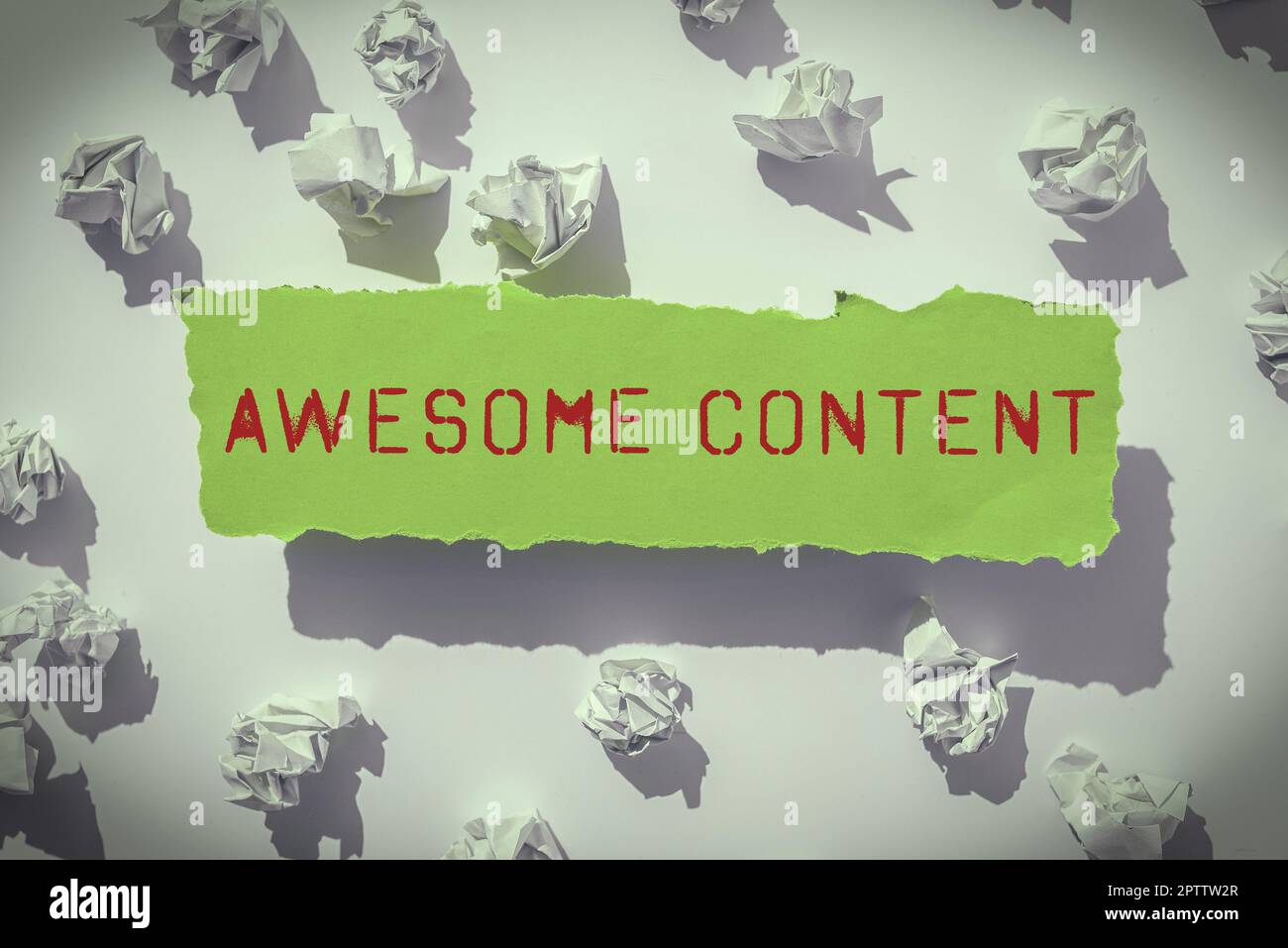 Handschrift Text Awesome Content, Business Concept wertvoll nützlich und eher zu bestimmten Unternehmen inspirieren Stockfoto