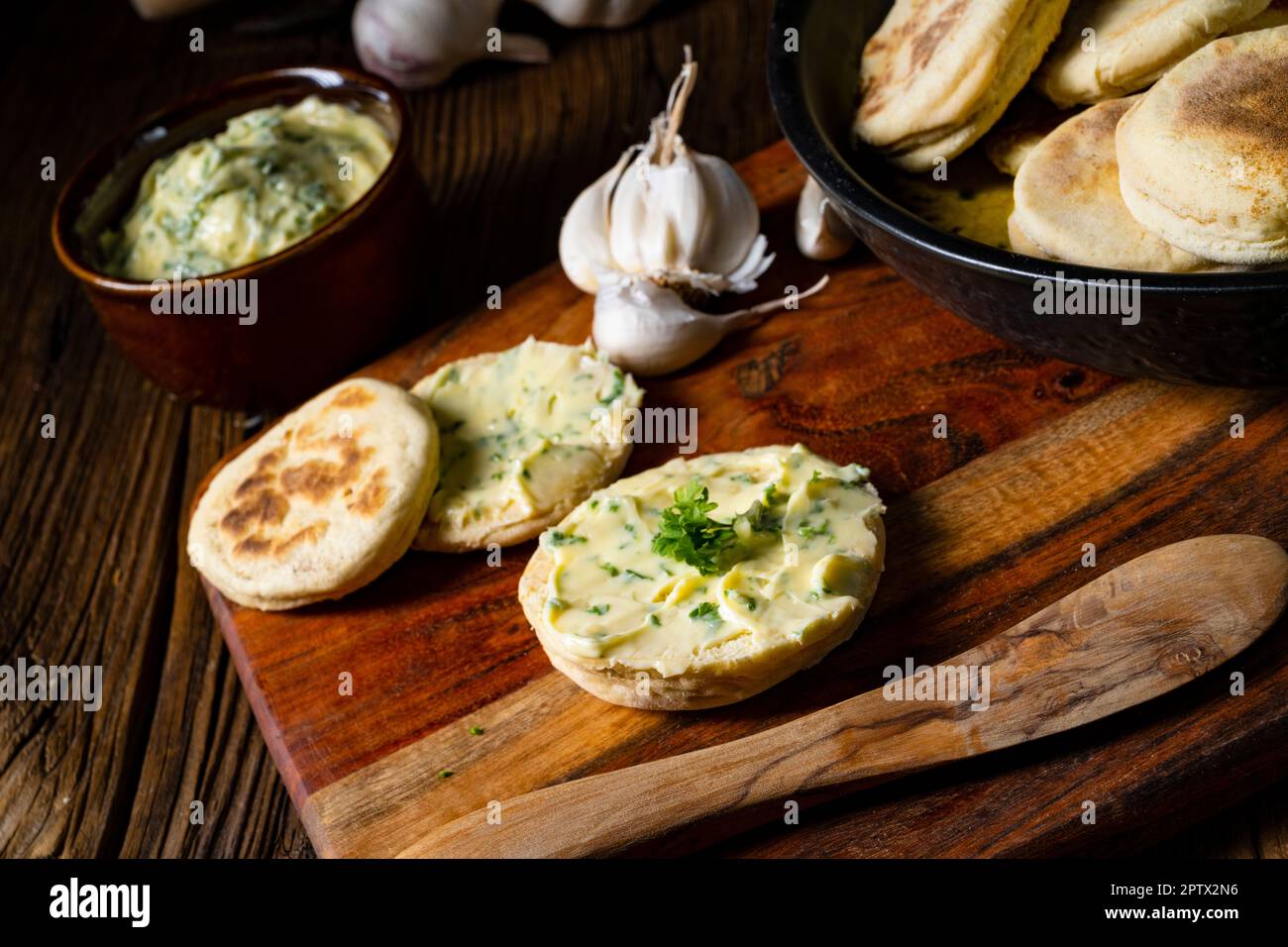 Bieszczadzkie Proziaki, Soda-Brot, aus Subkarpathien Stockfoto