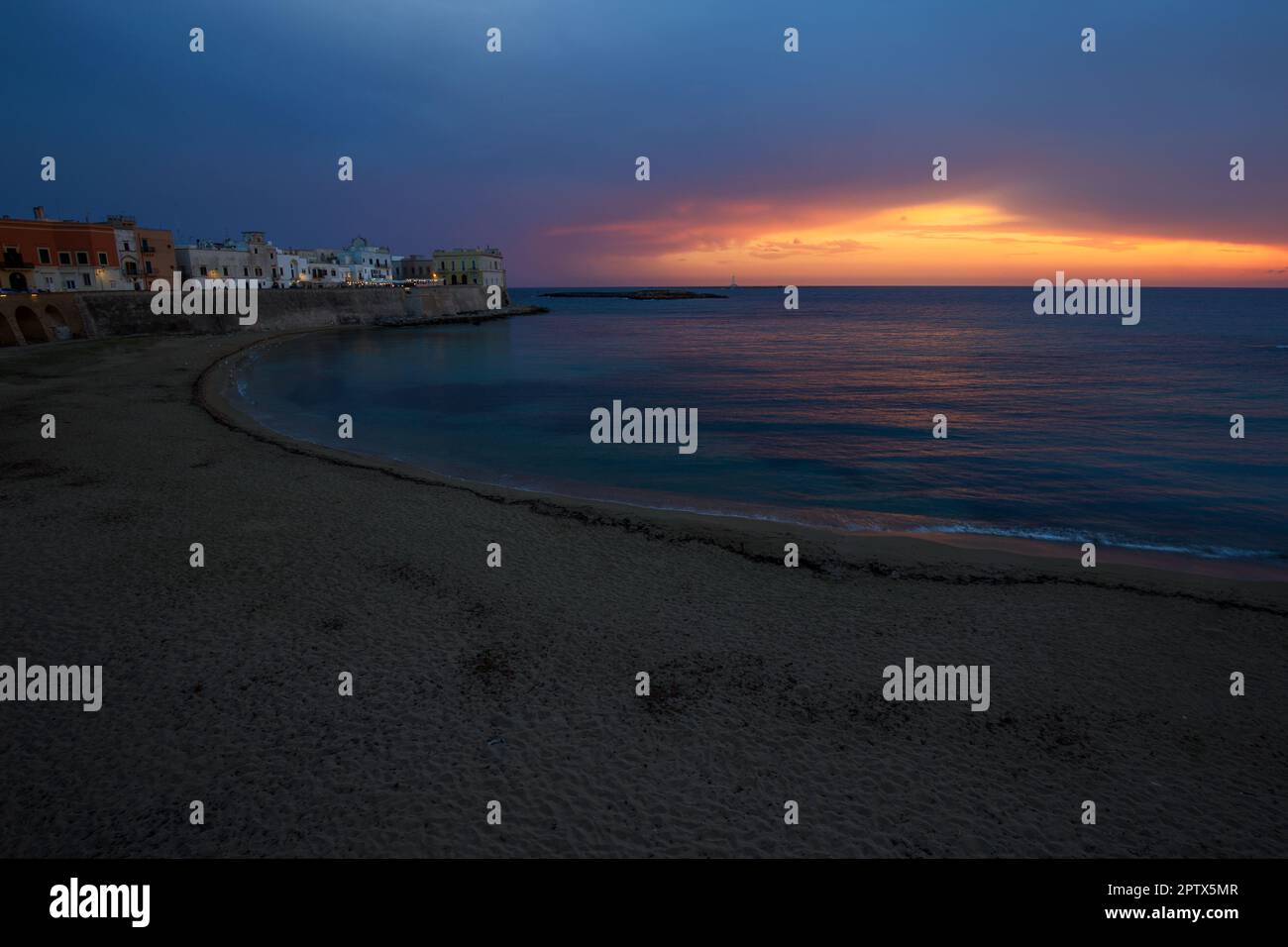 Spiaggia della Purità a Gallipoli in Apulien Stockfoto