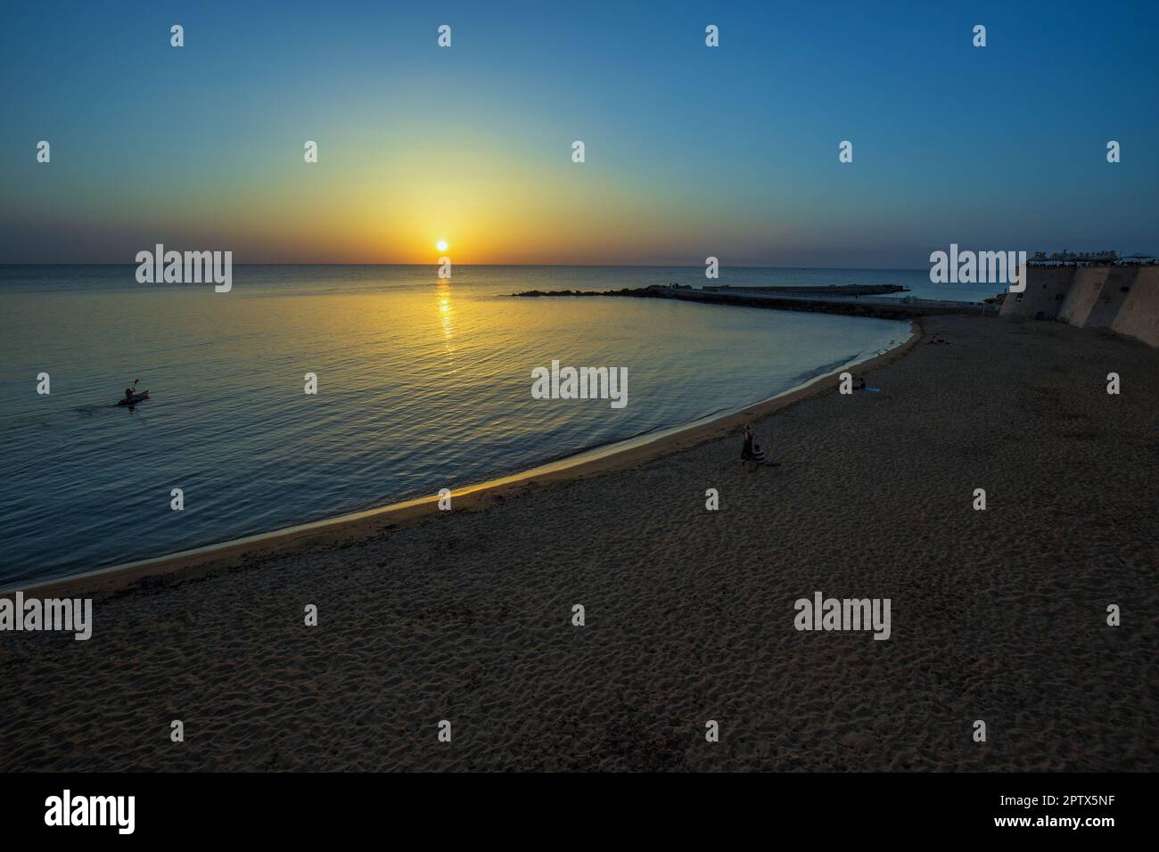 Spiaggia della Purità a Gallipoli in Apulien Stockfoto