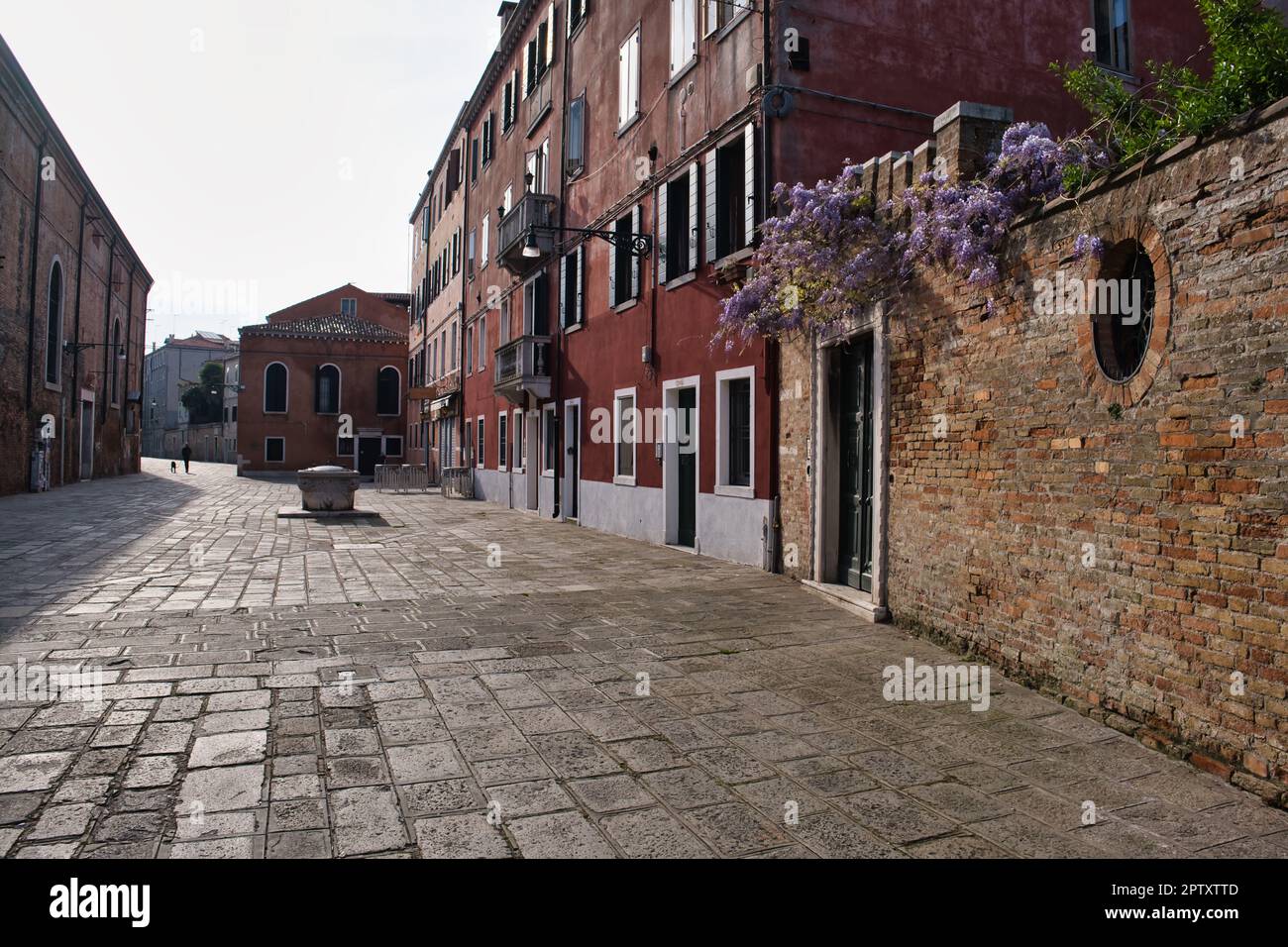 Stadtbild einer Wohngegend von Venedig Stockfoto