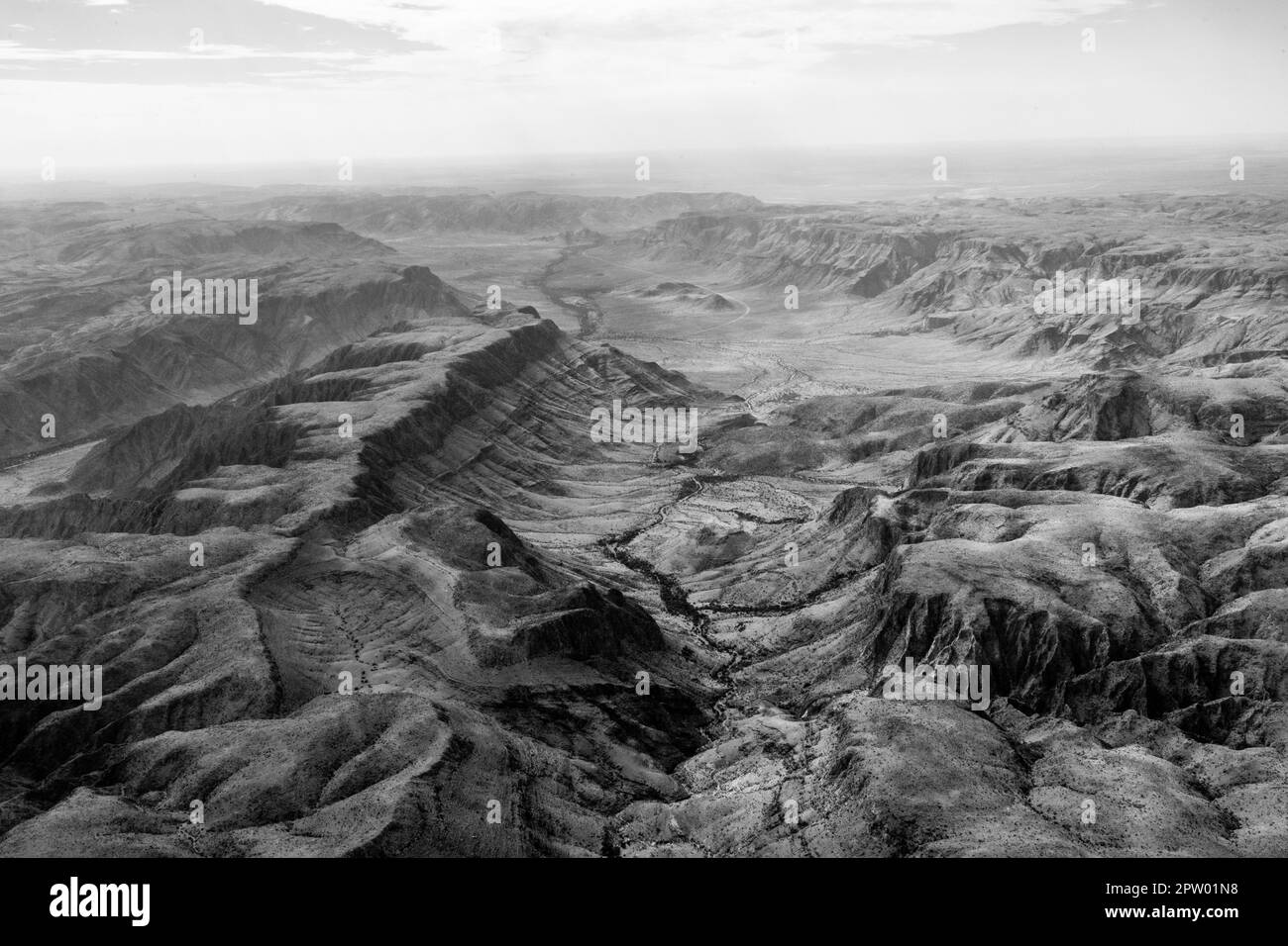 Luftfotografie Nambia Stockfoto