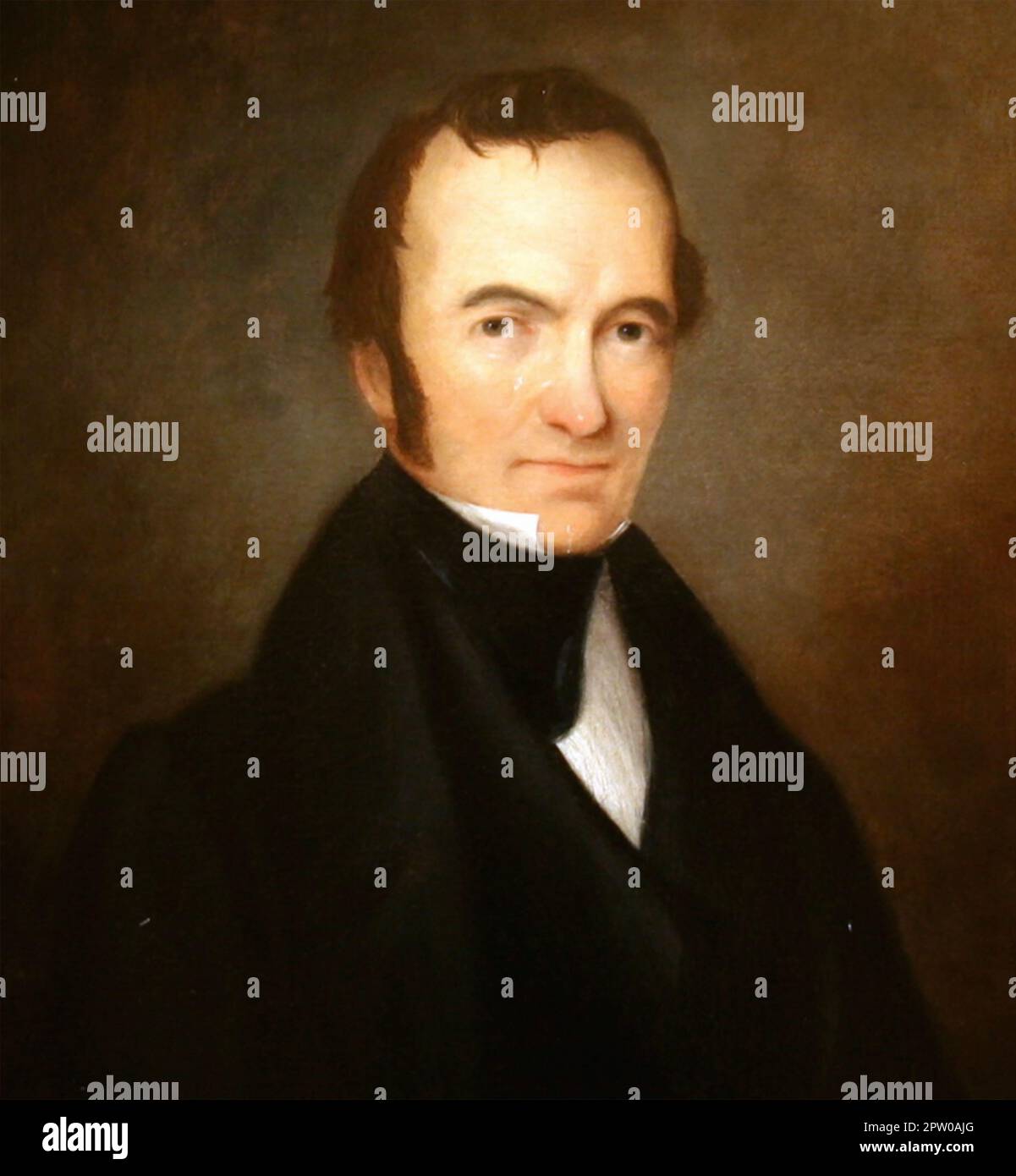 STEPHEN F. AUSTIN (1793-1836), einer der Gründerväter von Texas. Das Porträt wurde 1840 nach seinem Tod gemalt. Stockfoto