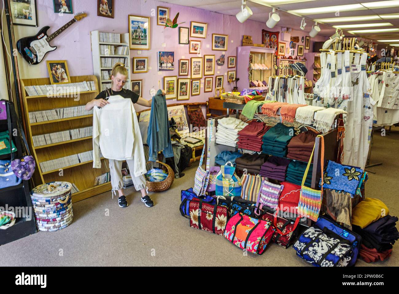 Pocono Mountains Poconos Pennsylvania, Stroudsburg, Main Street, Sea Watersons Geschenke, Besucher Reisen Reisen Tour Tourist Wahrzeichen Wahrzeichen c Stockfoto