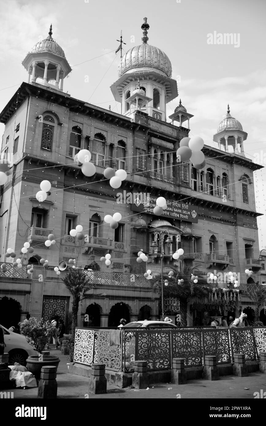 Gurdwara Sis Ganj Sahib, Delhi, Indien Stockfoto