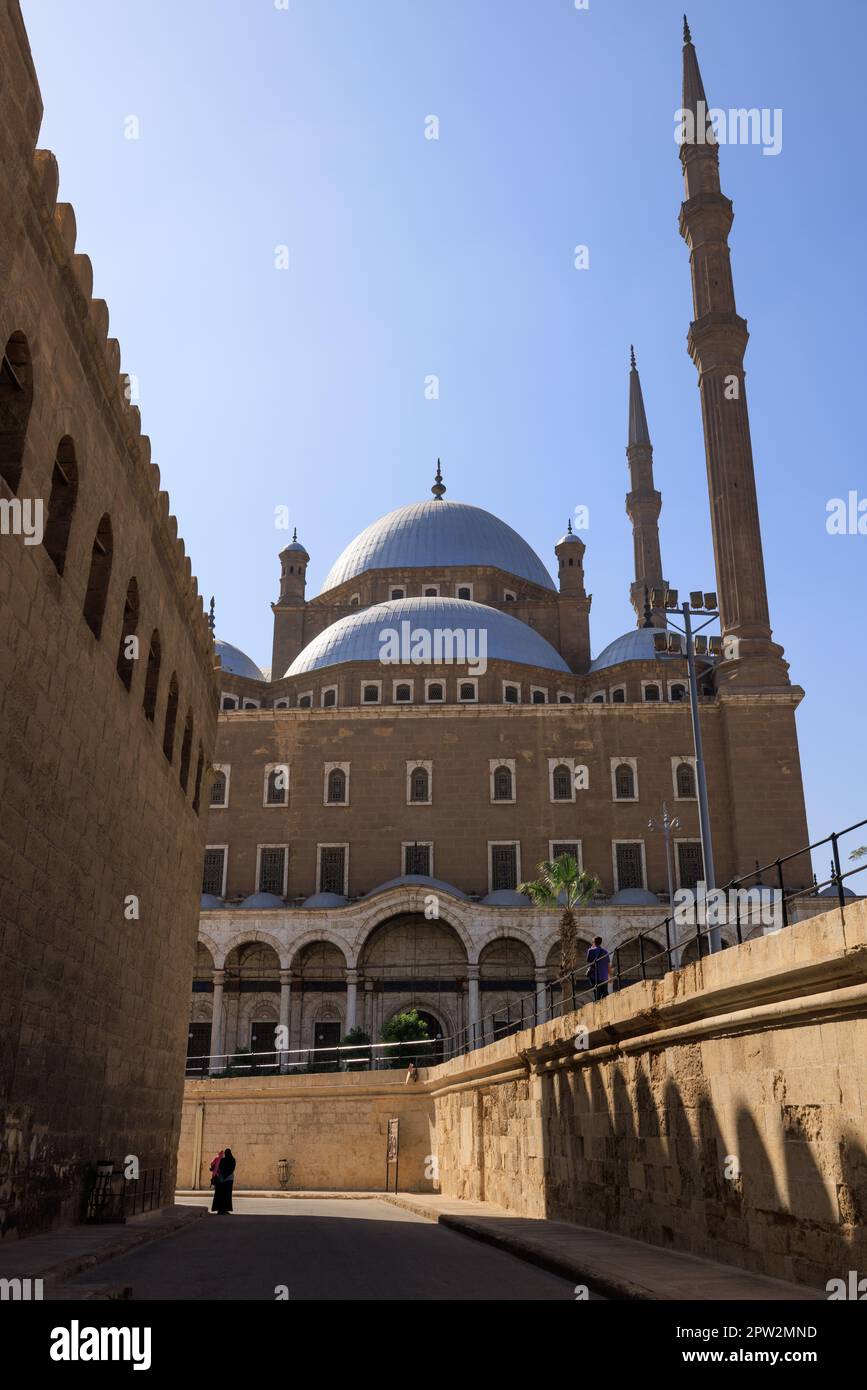 Moschee von Muhammad Ali in Kairo - Ägypten Stockfoto