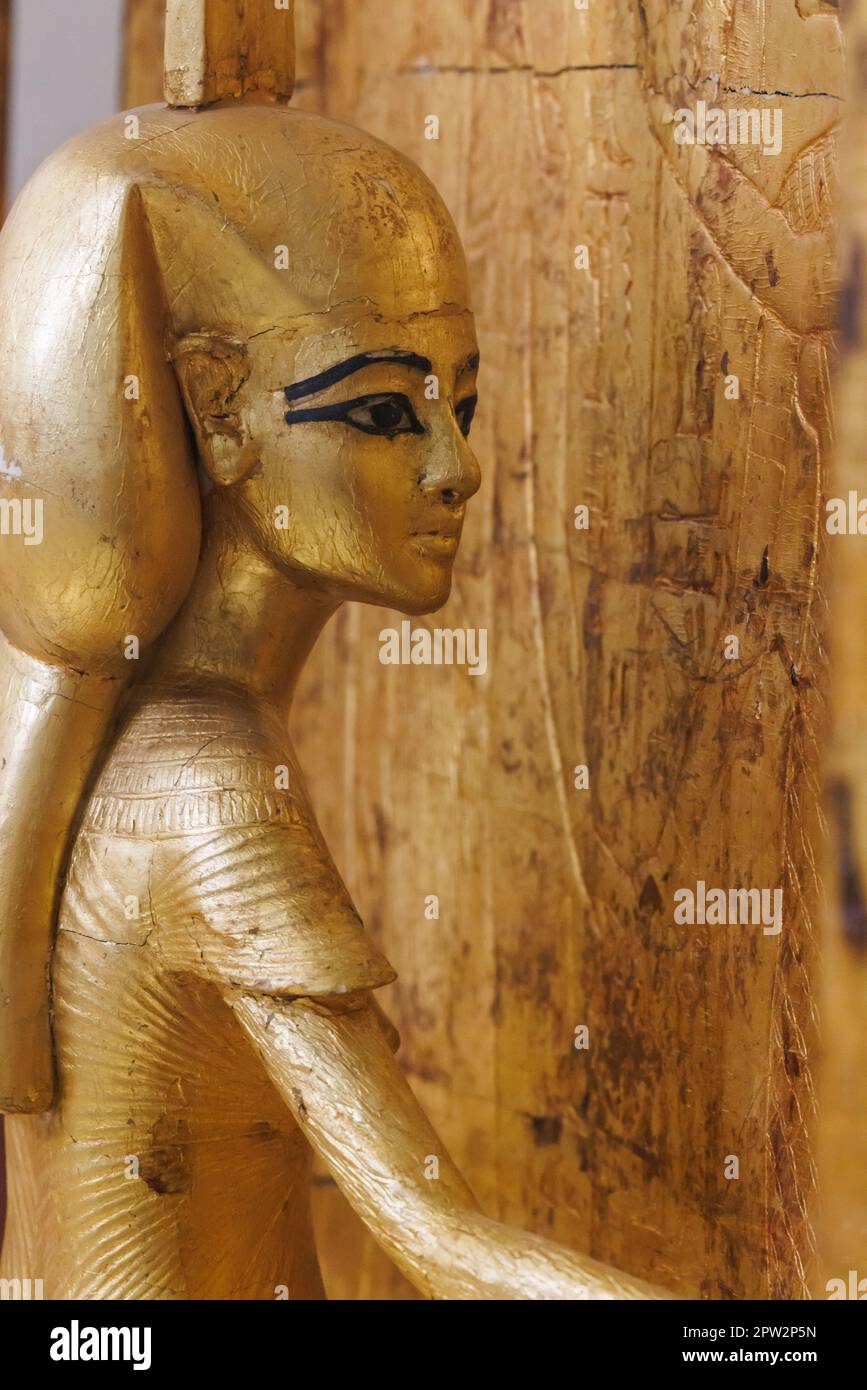 Detail des Grabes von Tutanchamun in Kairo - Ägypten Stockfoto