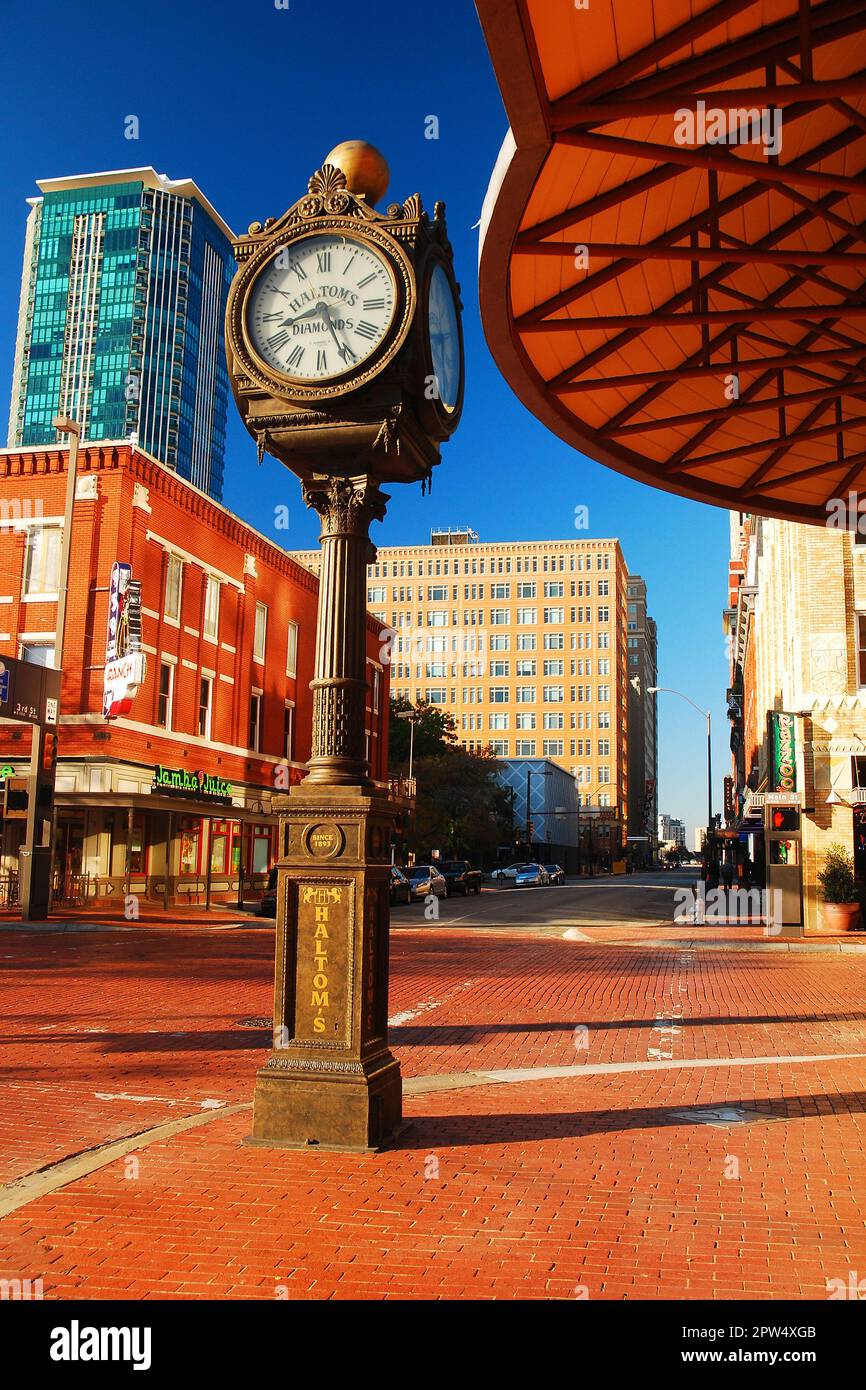 Sundance Square in der Innenstadt von Ft Worth Stockfoto