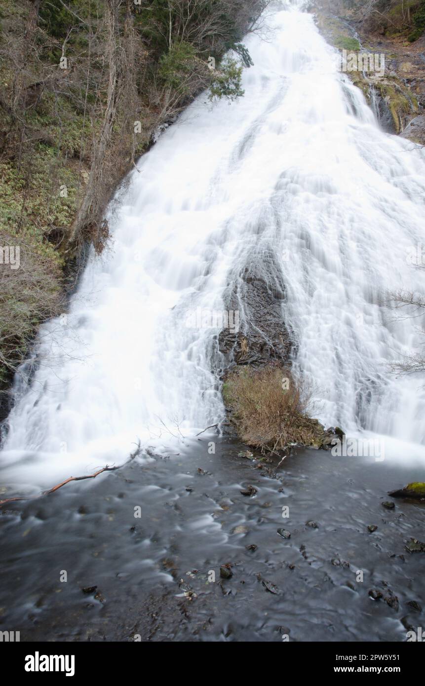 Yudaki Falls im Nikko-Nationalpark. Präfektur Tochigi. Japan. Stockfoto