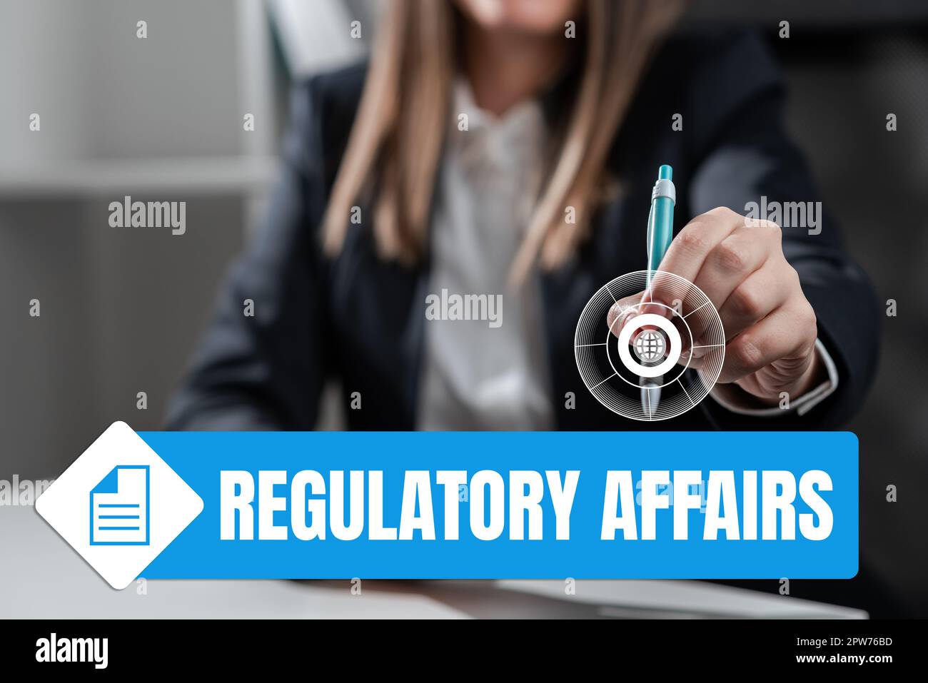 Schreiben Anzeigen Text Regulatory Affairs, Business zeigen den Wunsch der Regierungen, die öffentliche Gesundheit zu schützen Stockfoto