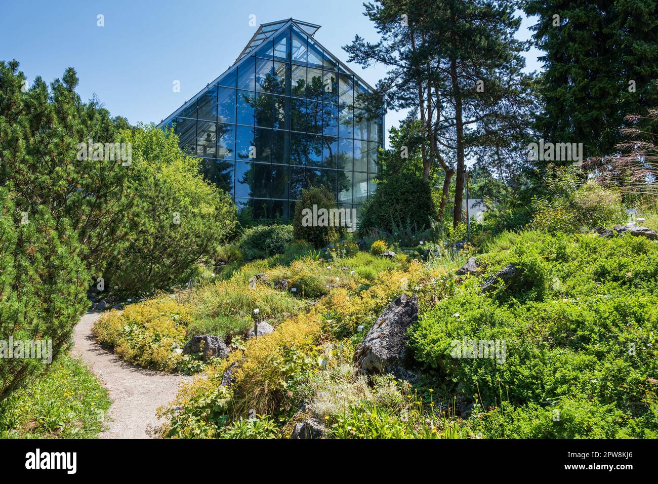 Botanischer Garten der Universität Ljubljana in Ljubljana, Slowenien