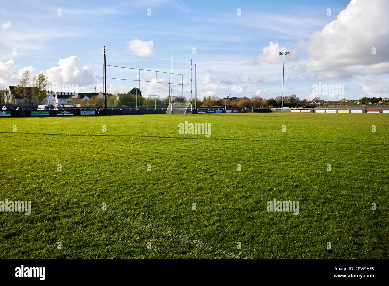 Blick auf den lokalen gaa-Platz im ballinrobe County Mayo republik irland Stockfoto