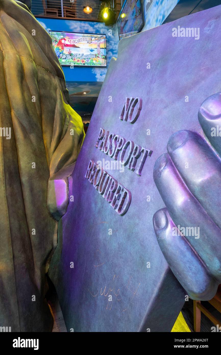 Margaritaville Resort Times Square ist ein Jimmy Buffett Hotel in New York City, USA 2023 Stockfoto