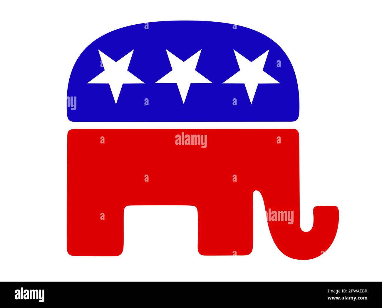Republikanische Partei der Vereinigten Staaten Stockfoto