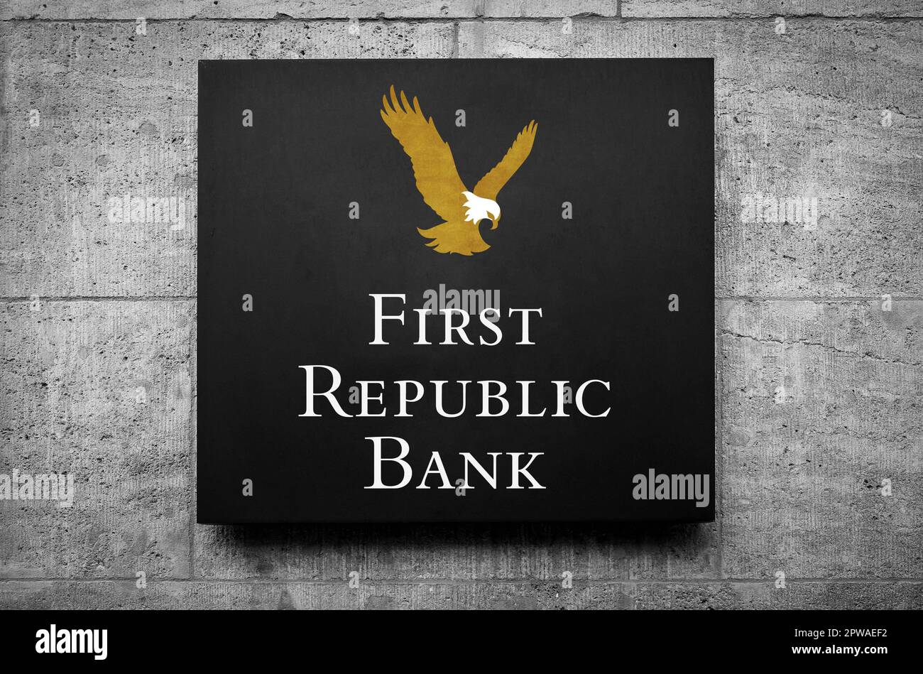 First Republic Bank Stockfoto