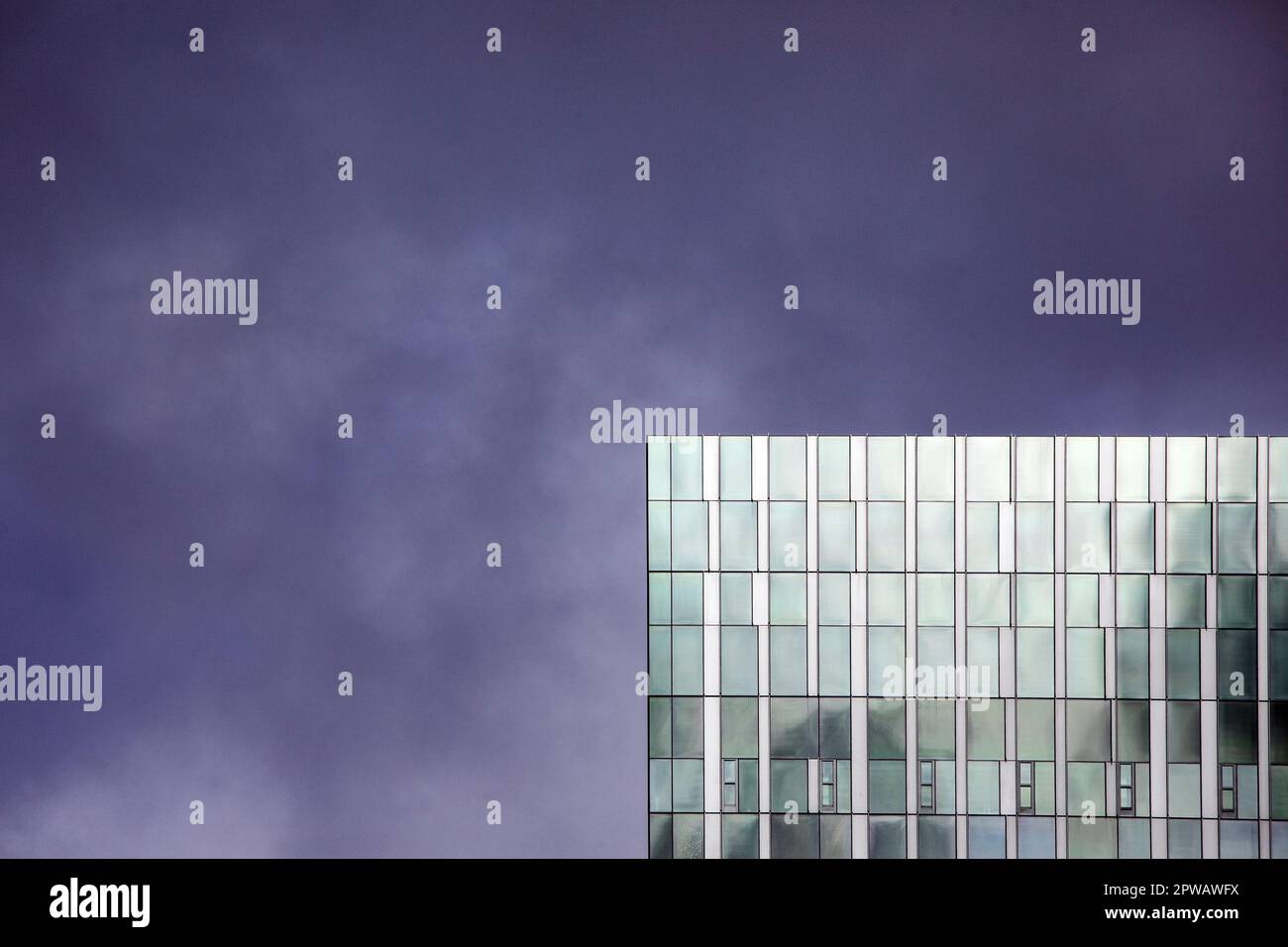 WA24296-00...WASHINGTON - Grafikdetails eines Gebäudes in der Innenstadt von Seattle. Stockfoto