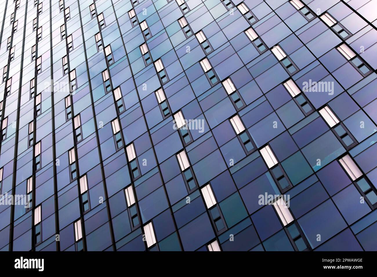 WA24297-00...WASHINGTON - Grafikdetails eines Gebäudes in der Innenstadt von Seattle. Stockfoto