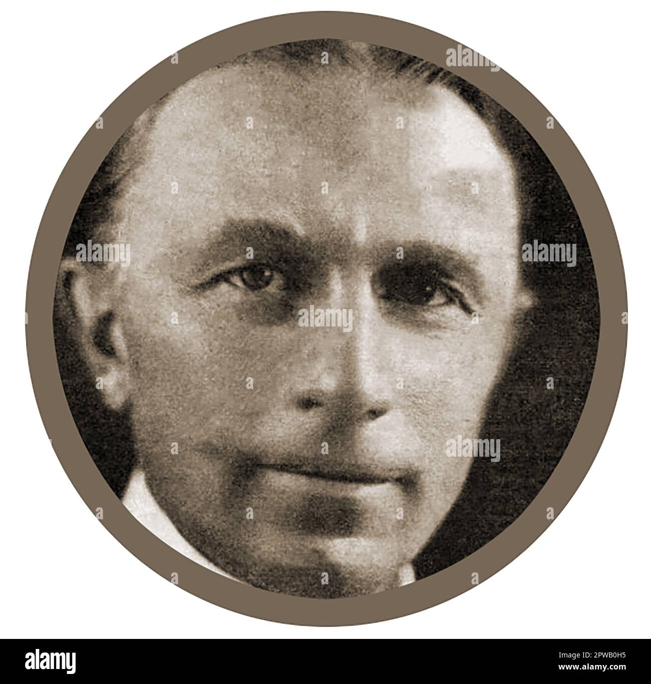 1929 Porträt Charles Henry Tuttle (1879-1971) ehemaliger US-Staatsanwalt für den südlichen Bezirk New York. Er war auch Politiker und Bürgeraktivist. Er war 1930 republikanischer Kandidat für den Gouverneur von New York gegen Franklin D. Roosevelt. Im Jahr 1945 . Er gehörte zu den wenigen amerikanischen Politikern, die vom griechisch-orthodoxen Patriarchen von Jerusalem mit dem Großen Kreuz des Heiligen Grabesordens ausgezeichnet wurden (1945). Stockfoto