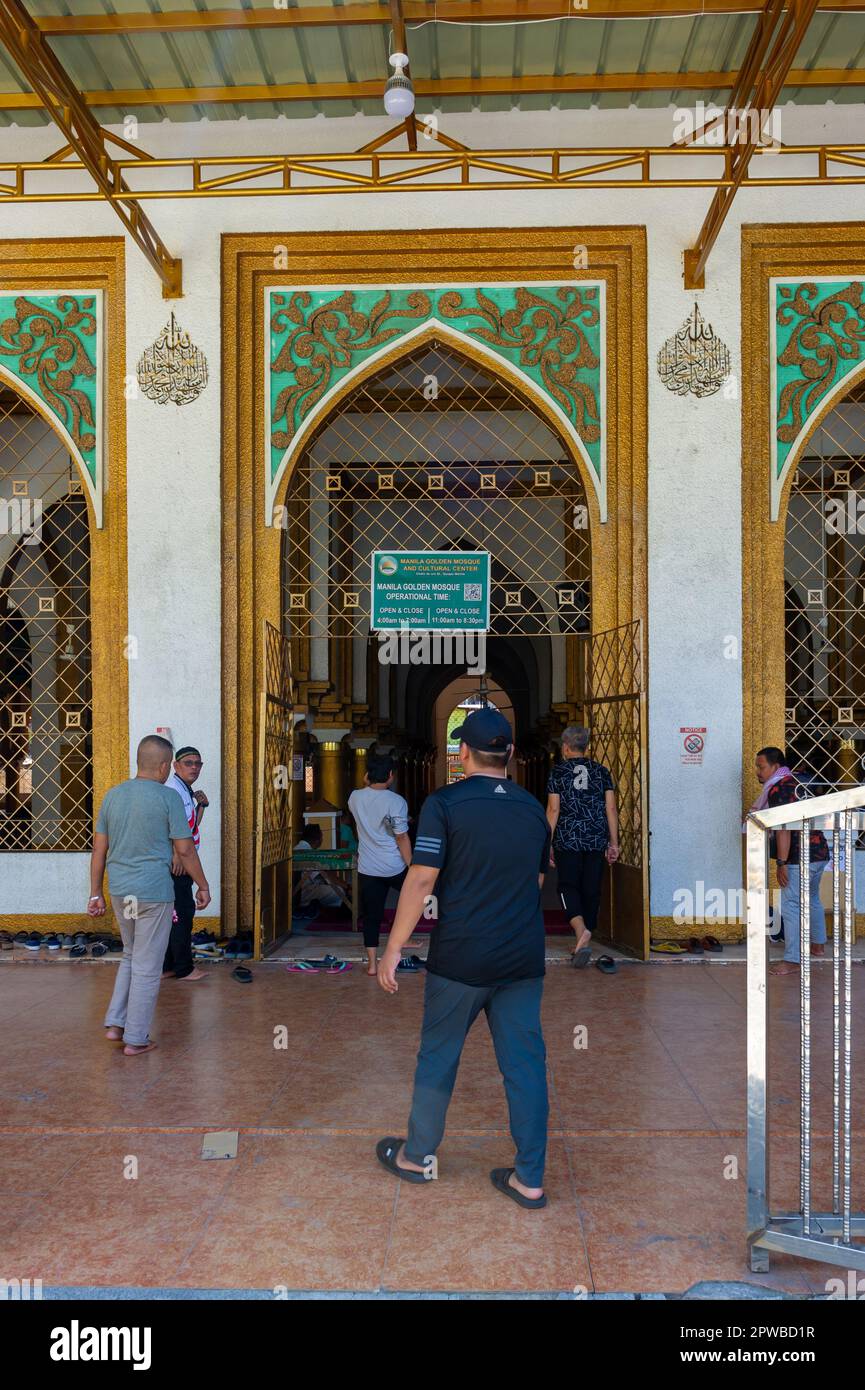 Manila Goldene Moschee in der Triskelion Islamic Community, Manila, Philippinen Stockfoto