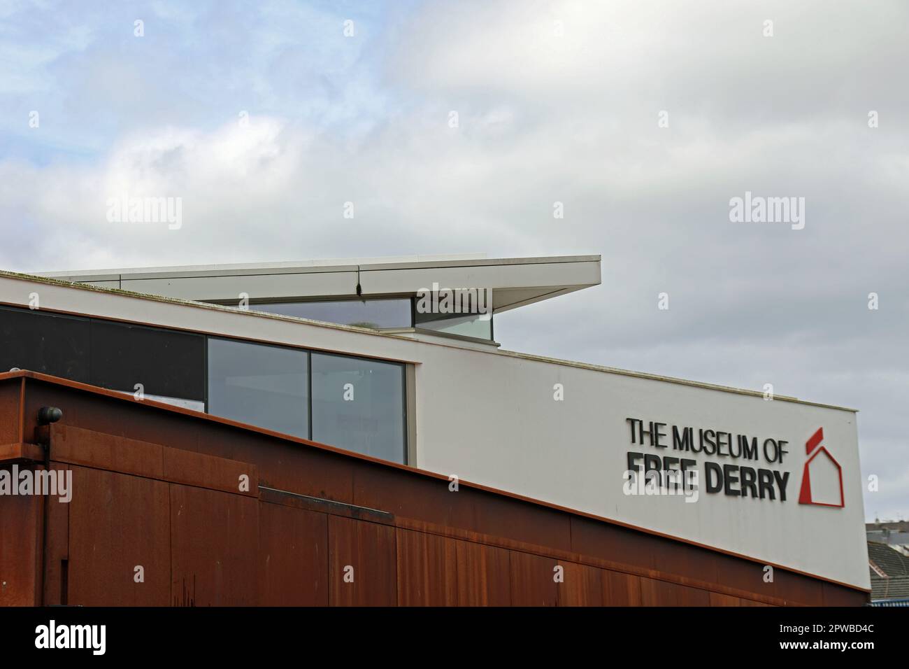 Das Museum of Free Derry im Bogside Stockfoto