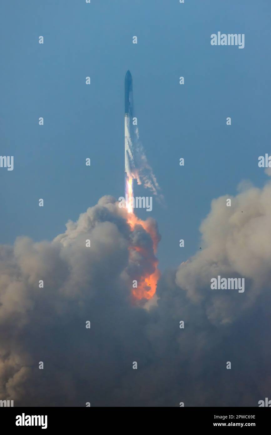 Space X, Boca Chica, Texas, Amerika Stockfoto