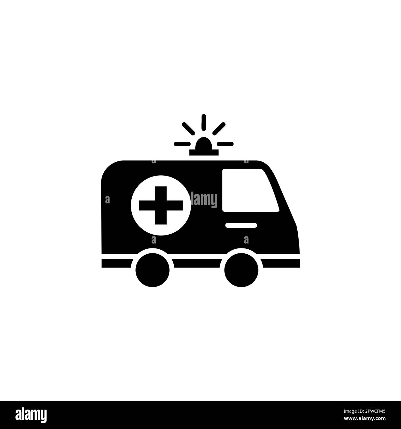 Krankenwagen in Vektor dargestellt