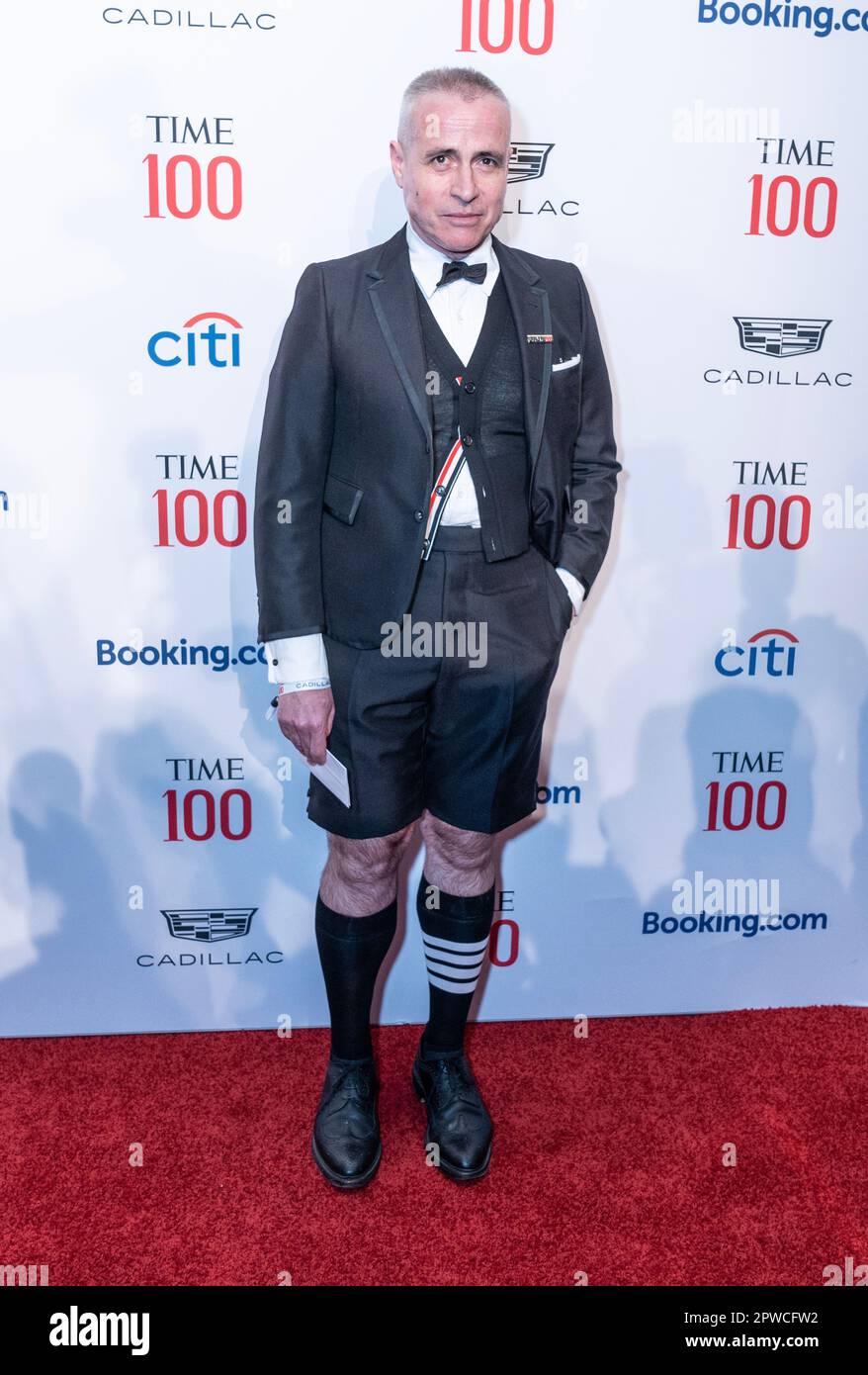 Thom Browne nimmt am 26. April 2023 an der Gala 2023 TIME100 im Jazz im Lincoln Center in New York Teil Stockfoto