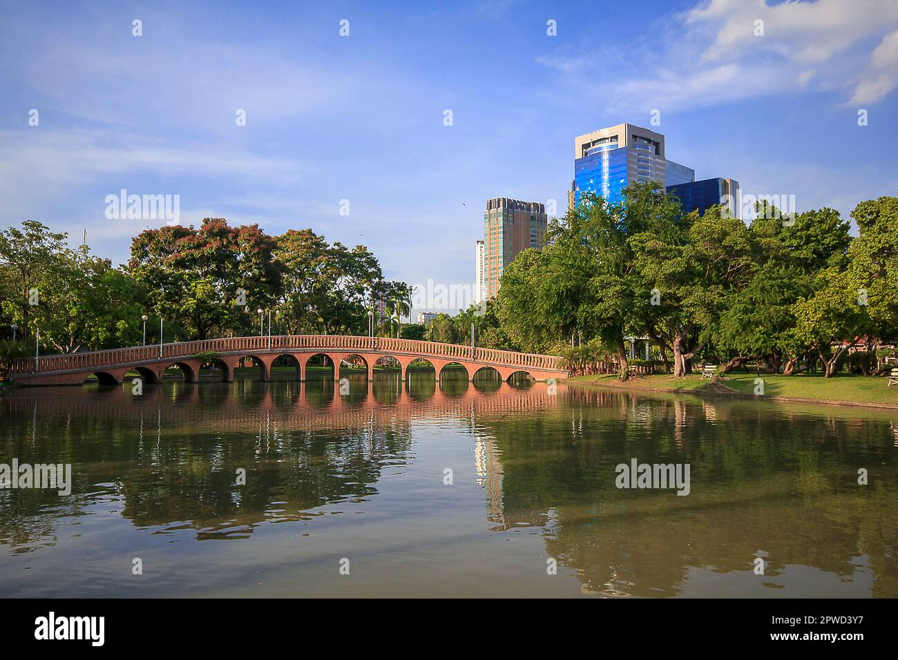 Chatuchak Park ist ein öffentlicher Park in Thailand. Berühmt Stockfoto